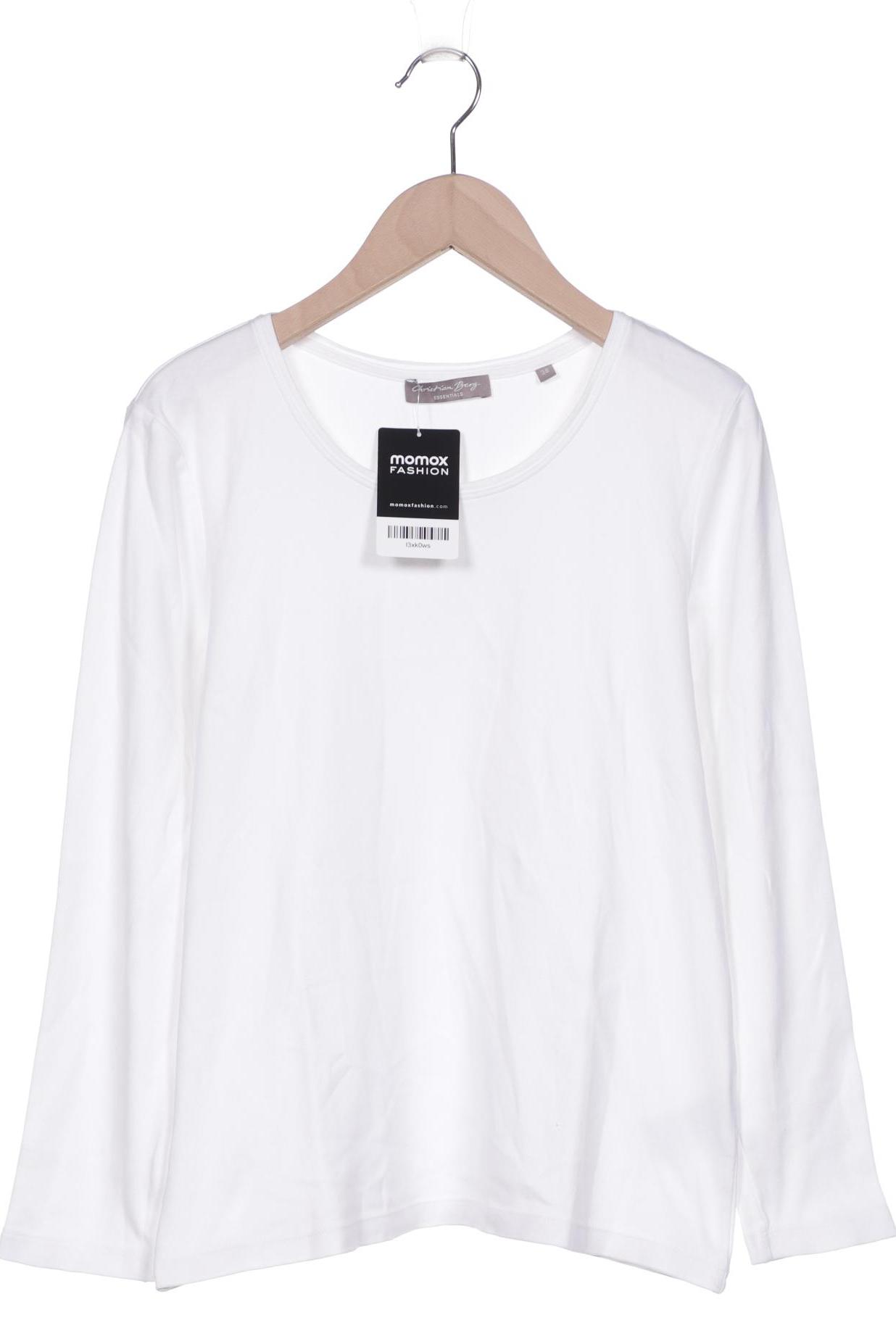 

Christian Berg Damen Langarmshirt, weiß, Gr. 38