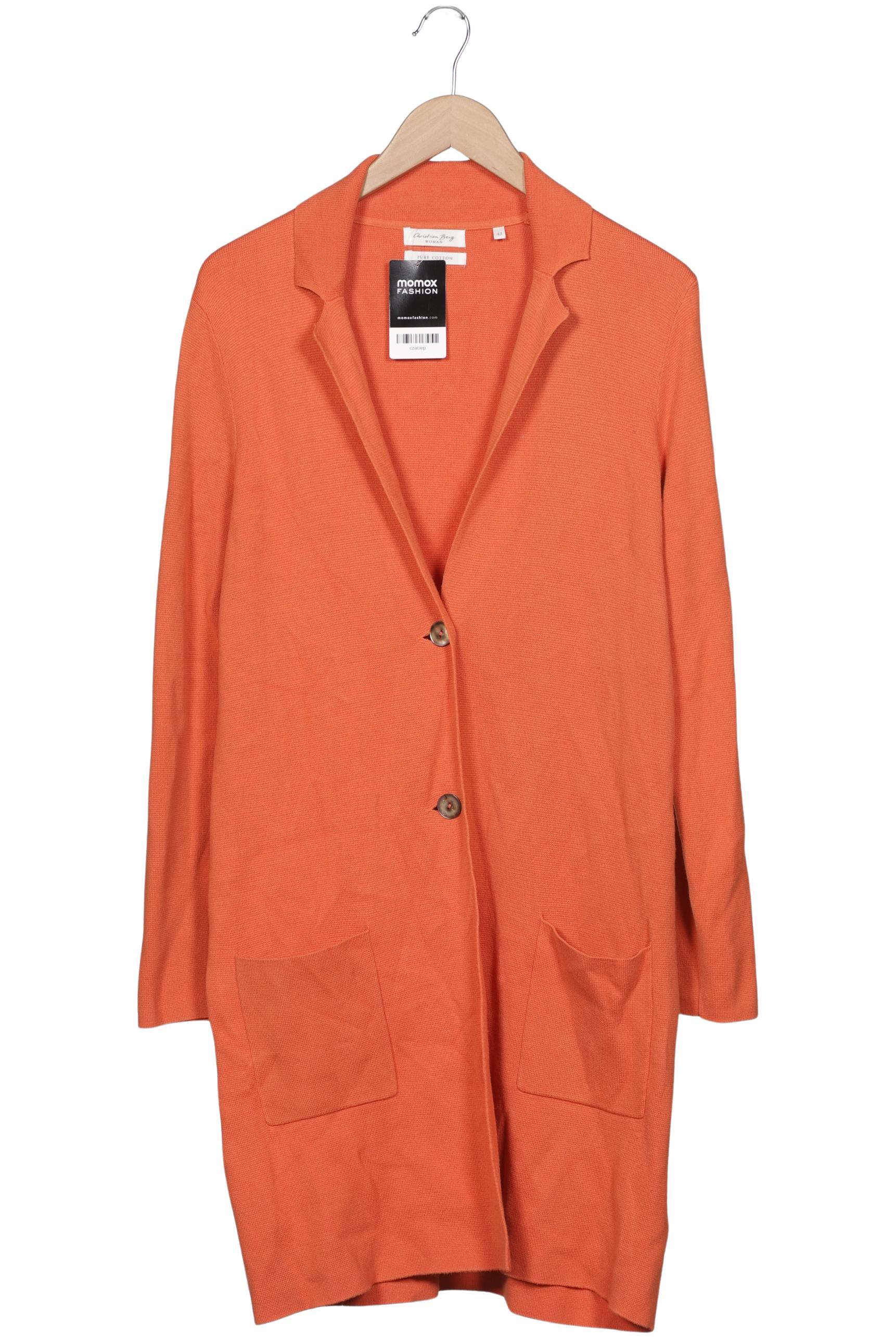 

Christian Berg Damen Strickjacke, orange, Gr. 42