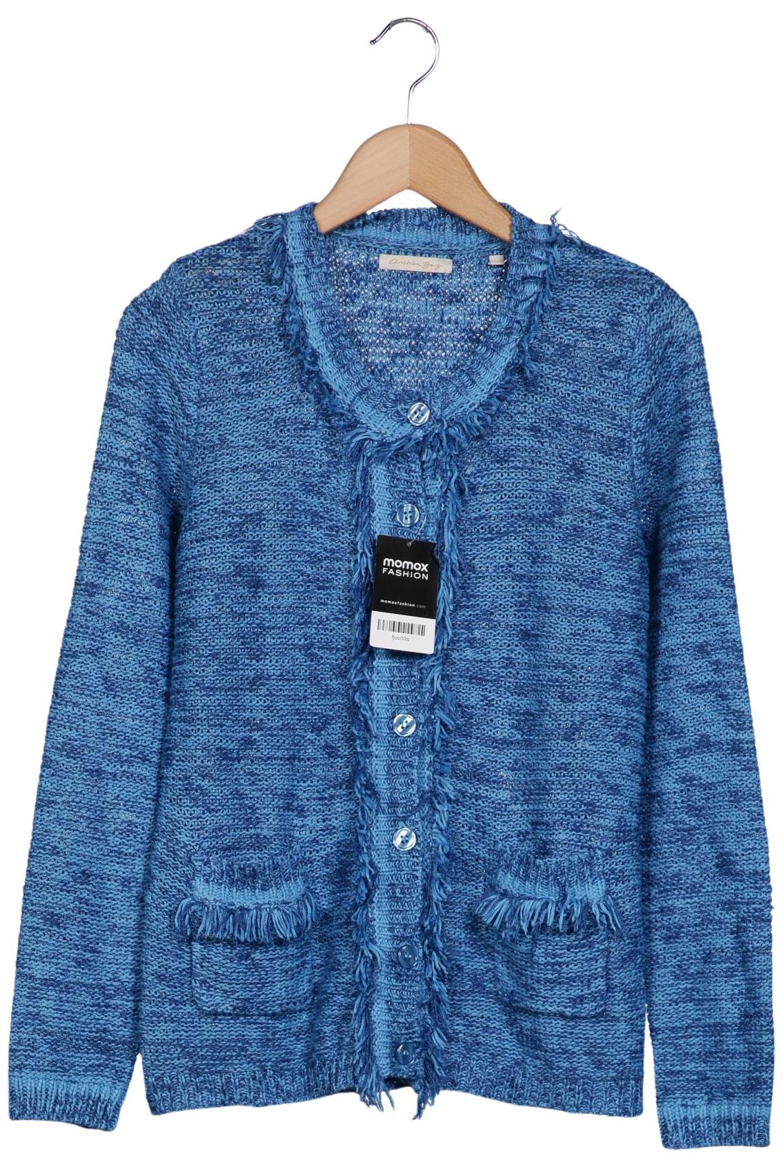 

Christian Berg Damen Strickjacke, blau, Gr. 38