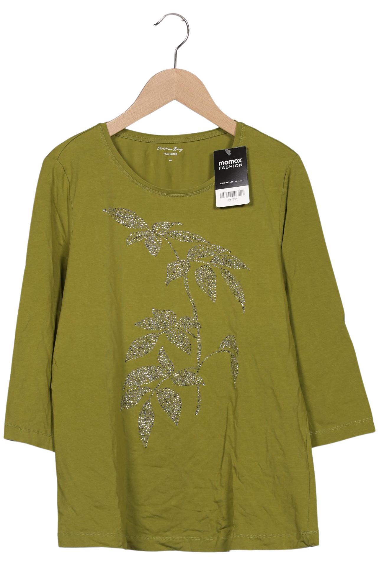 

Christian Berg Damen Langarmshirt, grün, Gr. 40