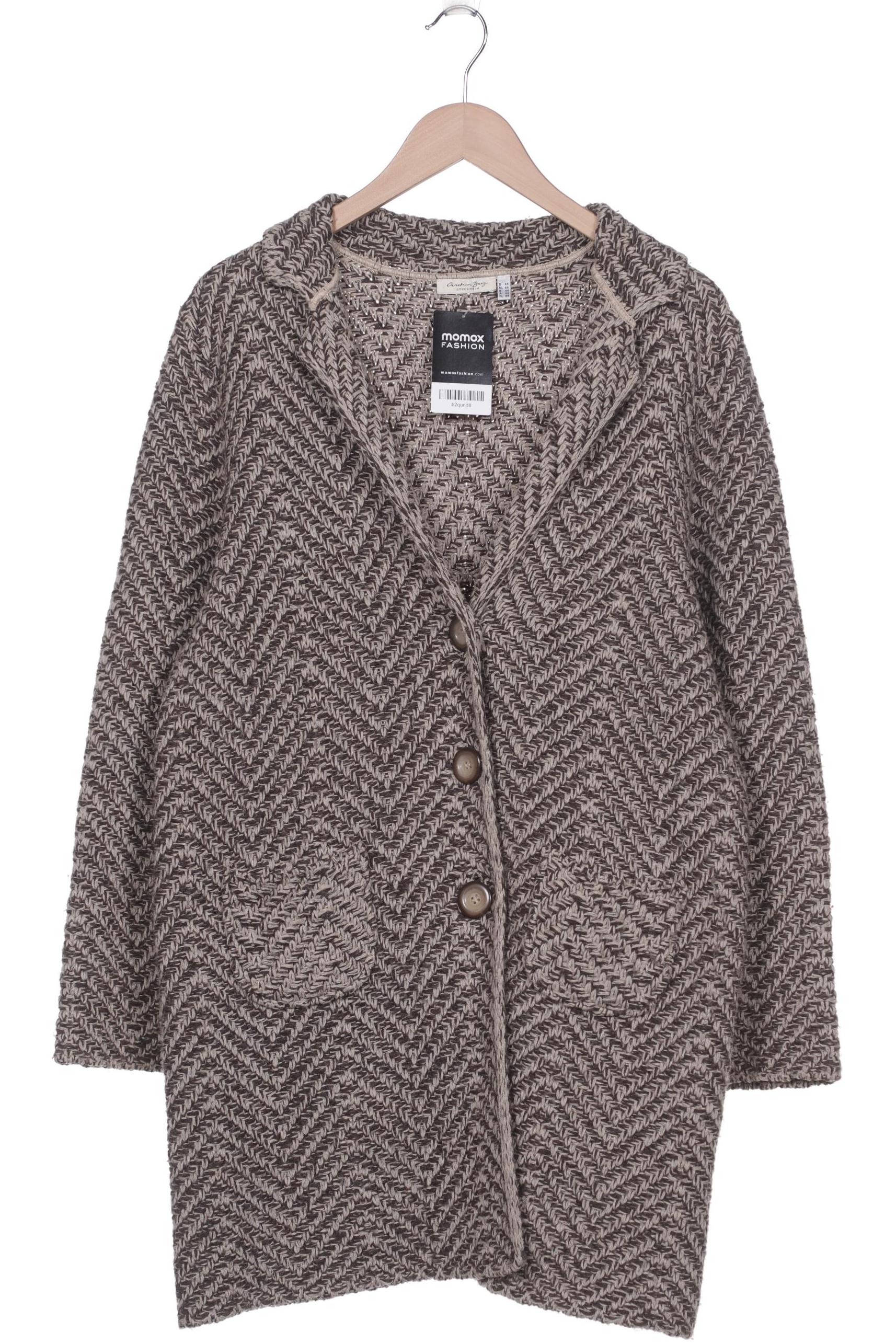 

Christian Berg Damen Strickjacke, braun, Gr. 44