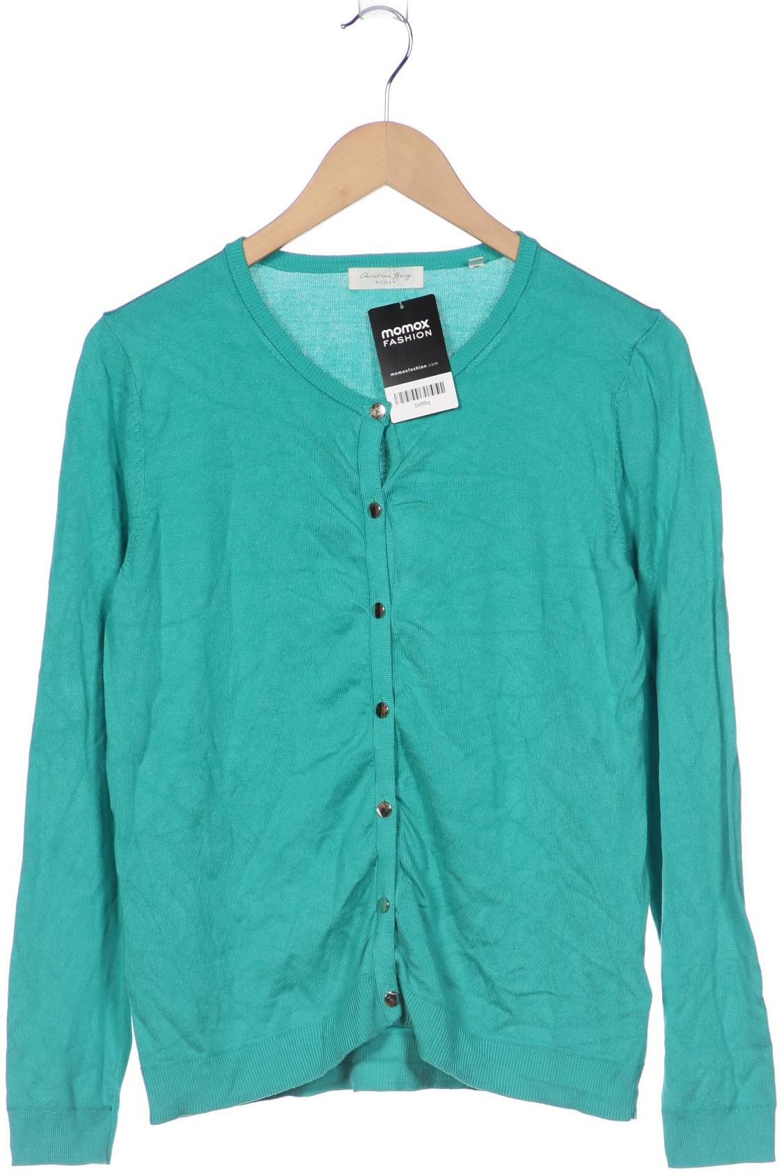 

Christian Berg Damen Strickjacke, türkis, Gr. 38