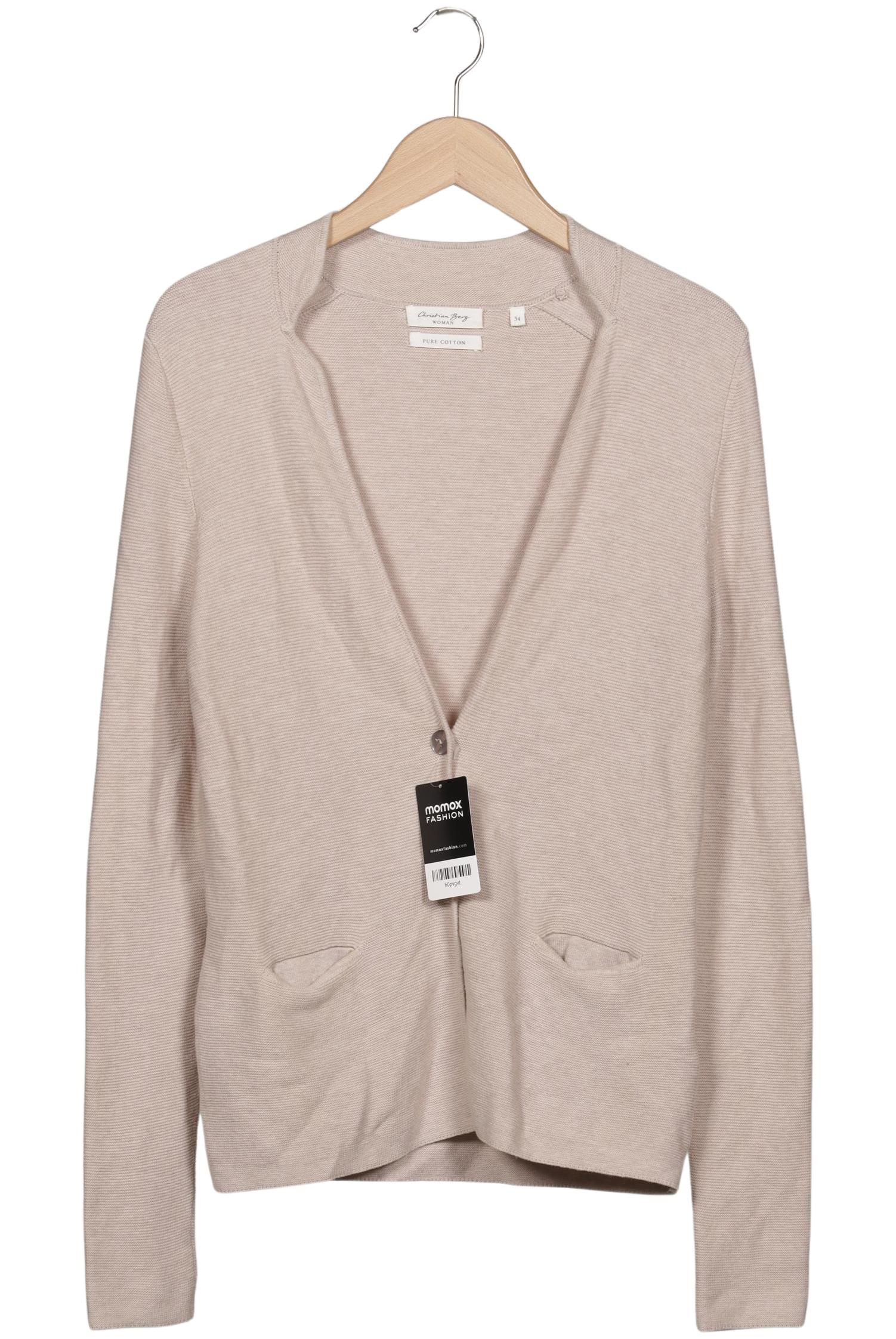 

Christian Berg Damen Strickjacke, beige, Gr. 34