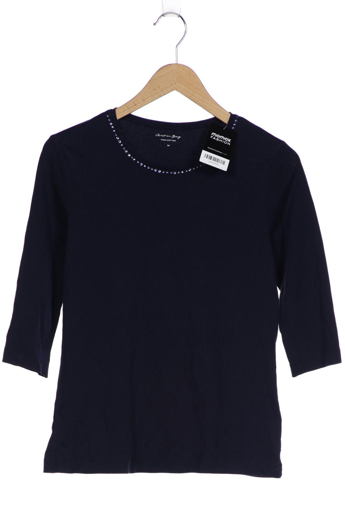 

Christian Berg Damen Langarmshirt, marineblau, Gr. 38