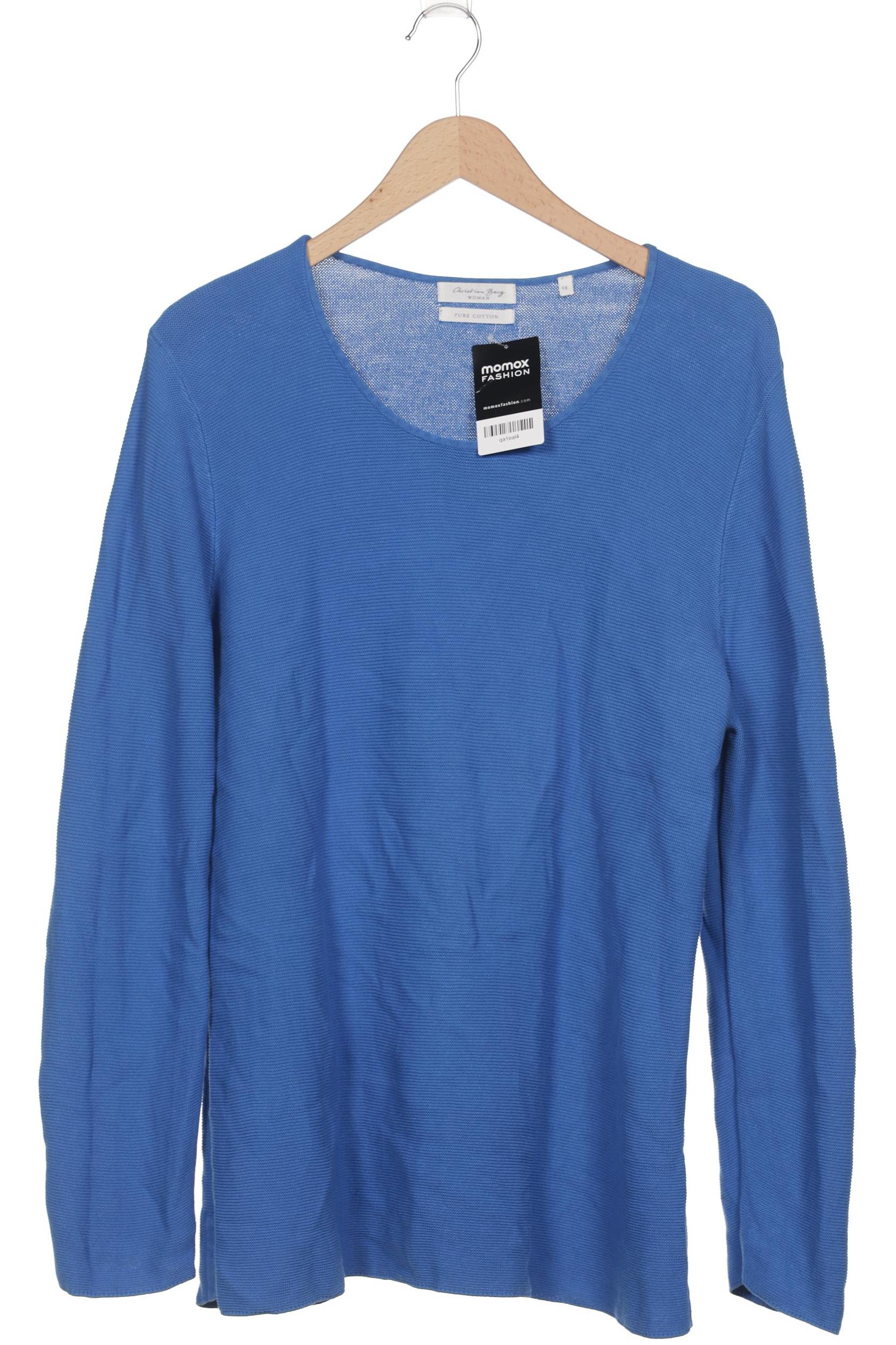 

Christian Berg Damen Pullover, blau, Gr. 48