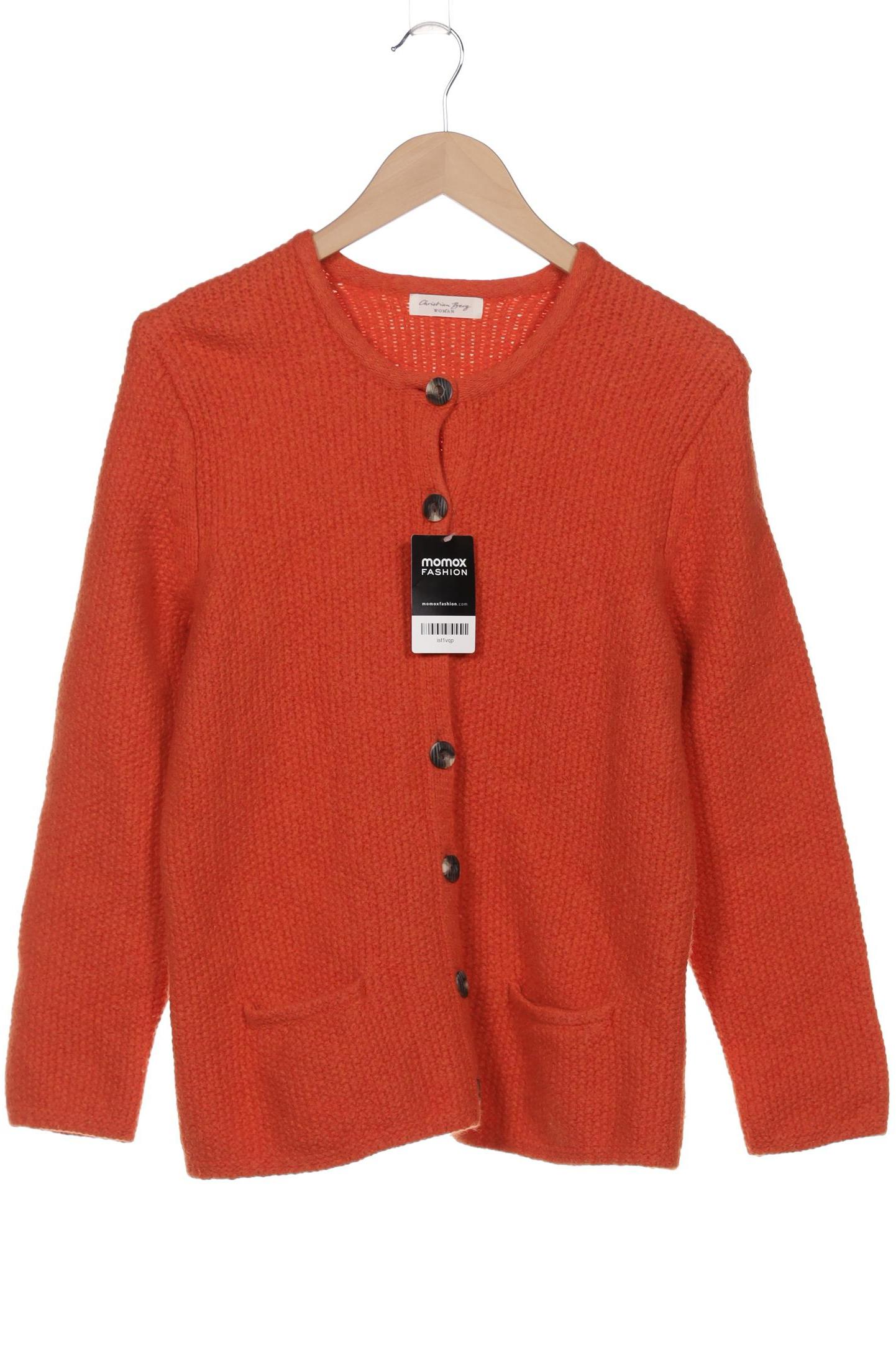 

Christian Berg Damen Strickjacke, orange, Gr. 42