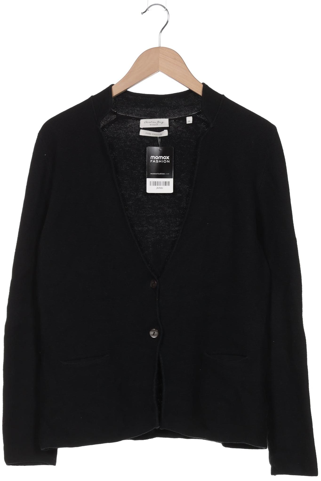 

Christian Berg Damen Strickjacke, schwarz, Gr. 38