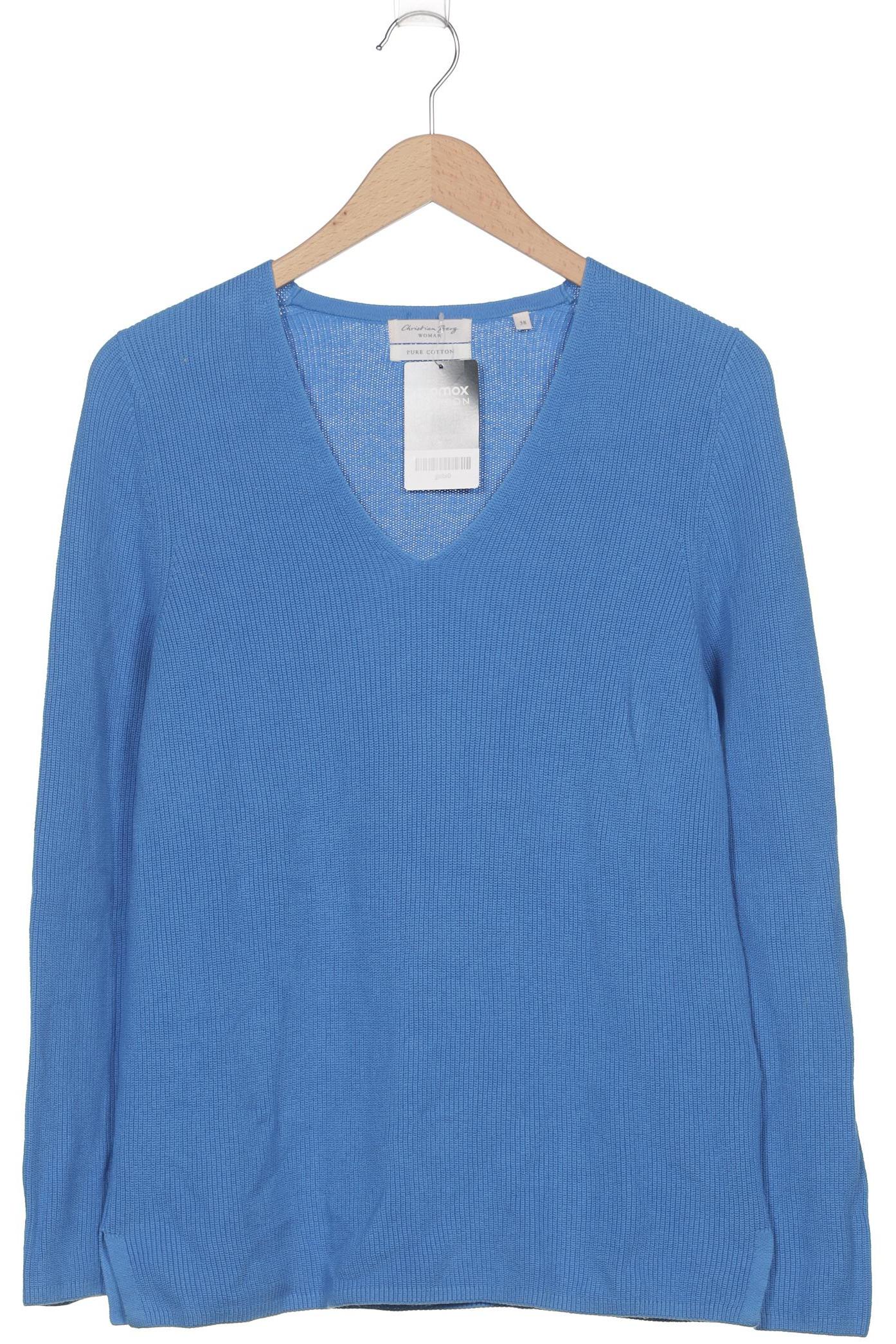 

Christian Berg Damen Pullover, blau, Gr. 38
