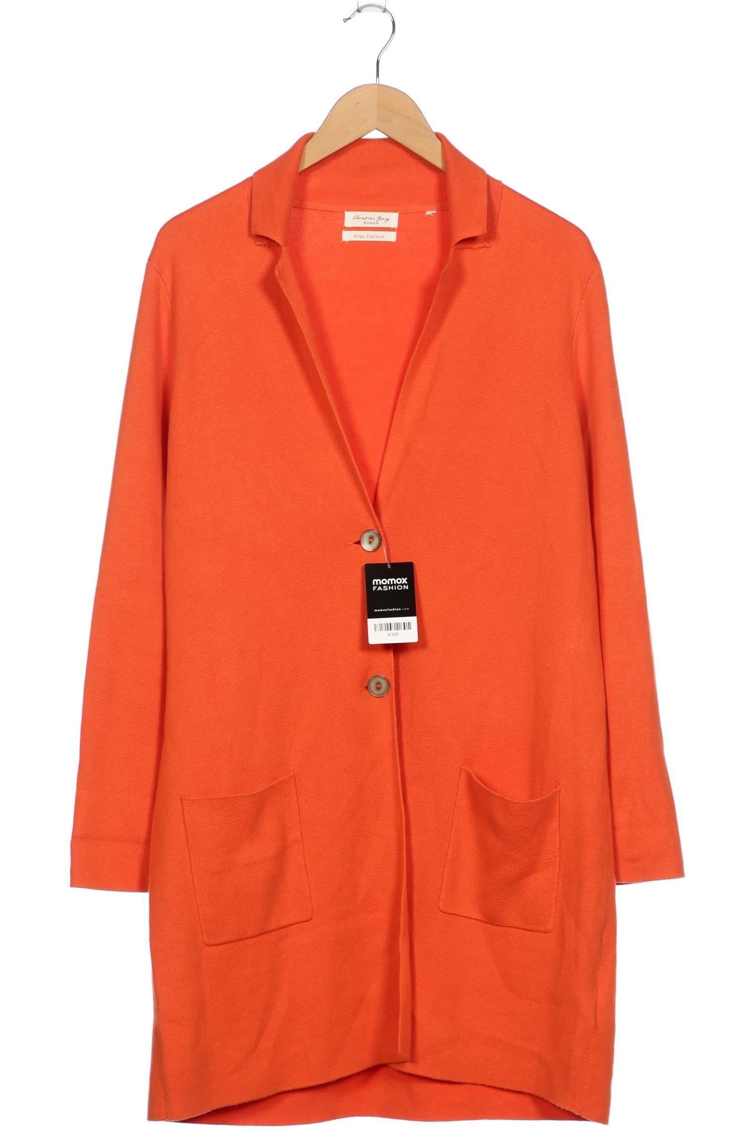 

Christian Berg Damen Strickjacke, orange, Gr. 44