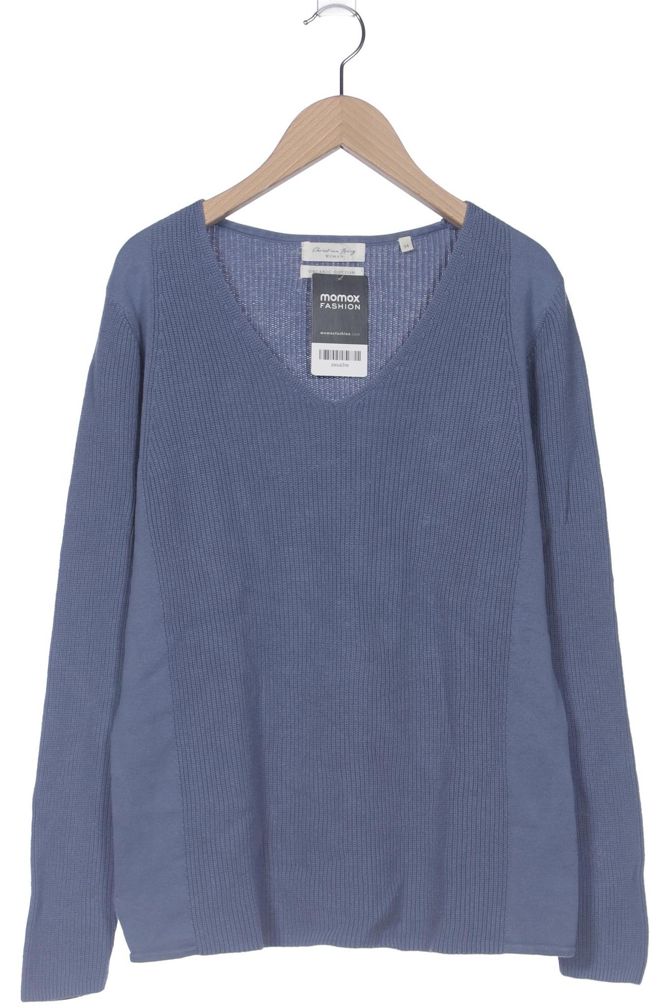 

Christian Berg Damen Pullover, blau, Gr. 34