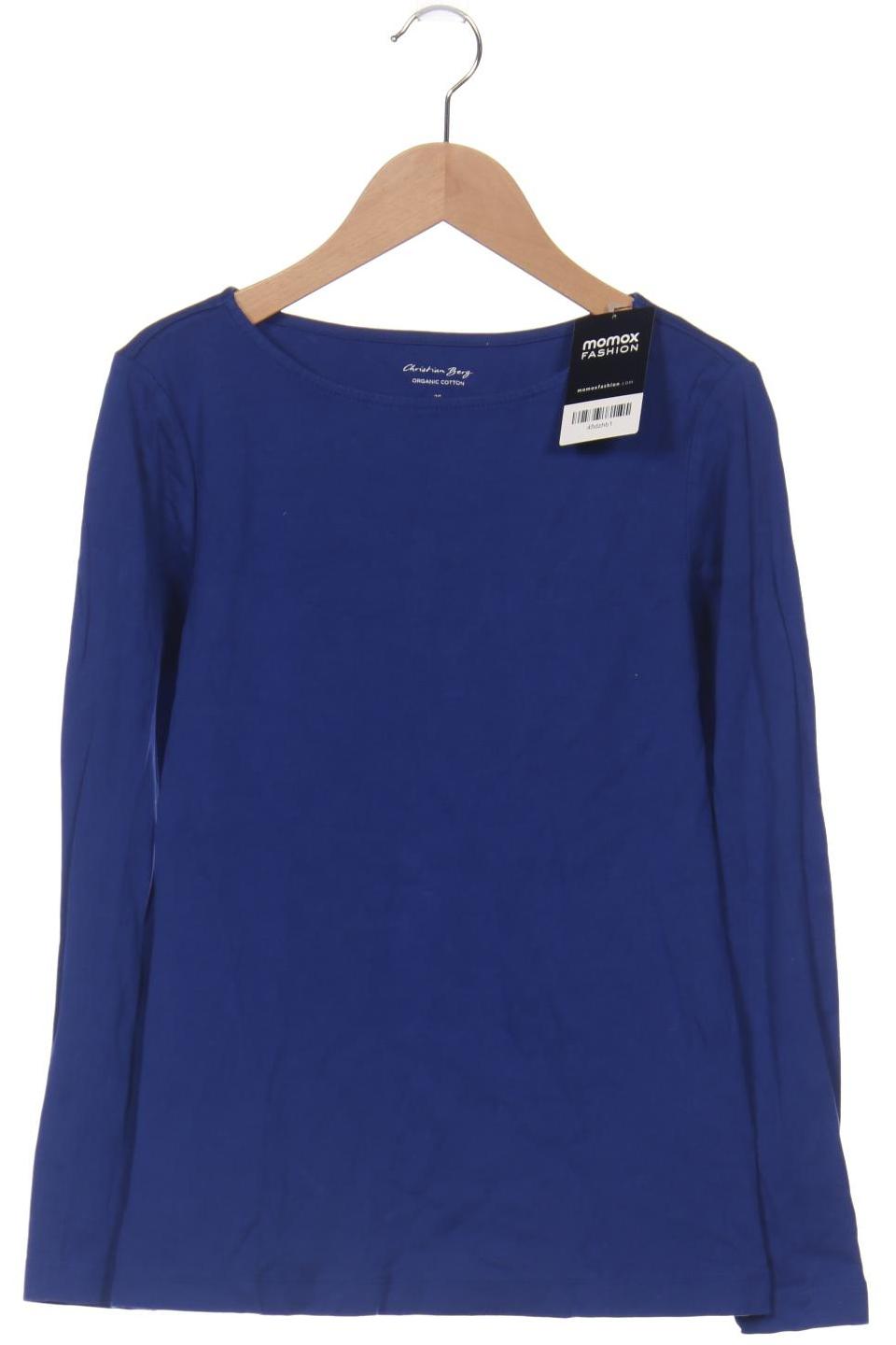 

Christian Berg Damen Langarmshirt, blau, Gr. 36