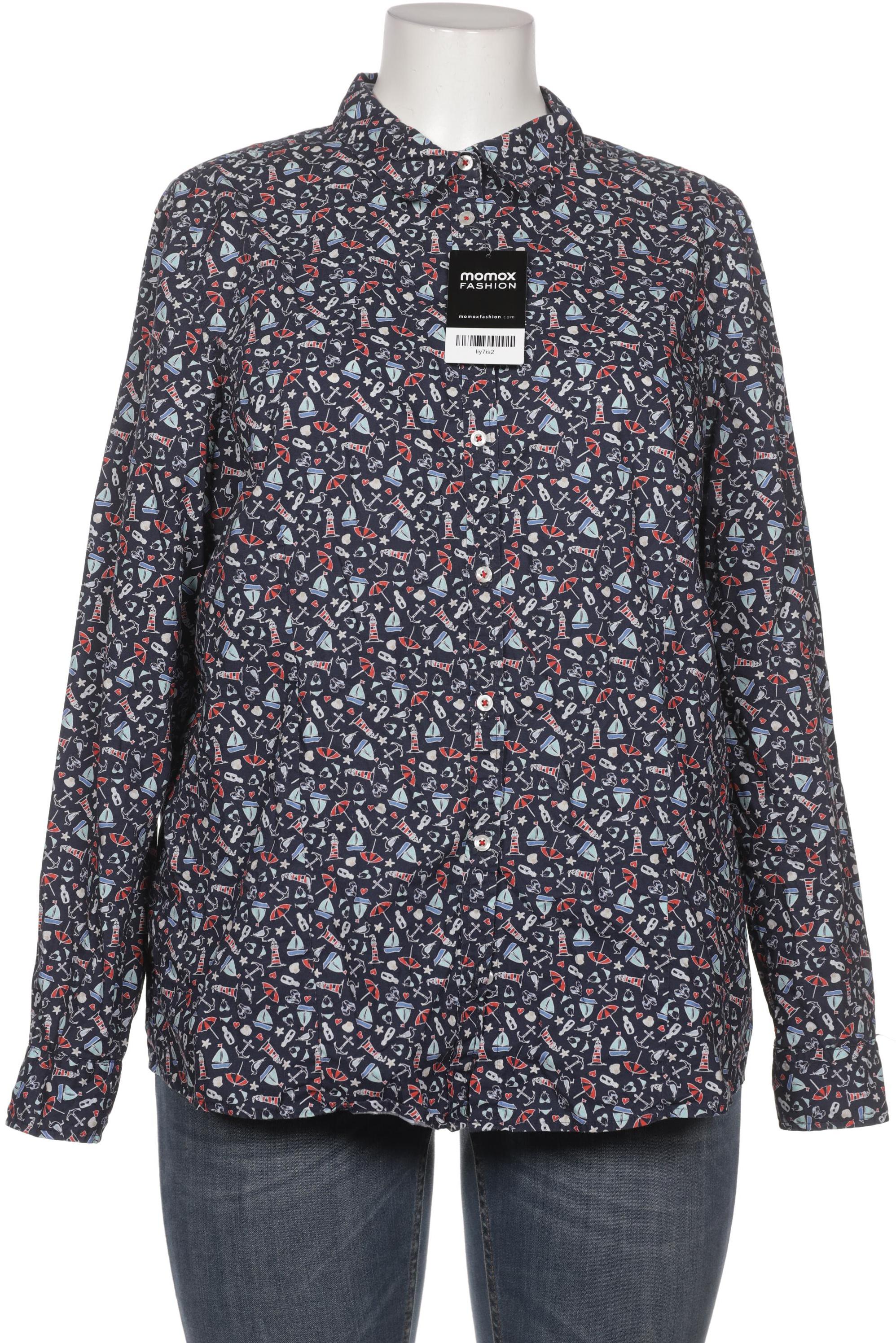 

Christian Berg Damen Bluse, marineblau, Gr. 48
