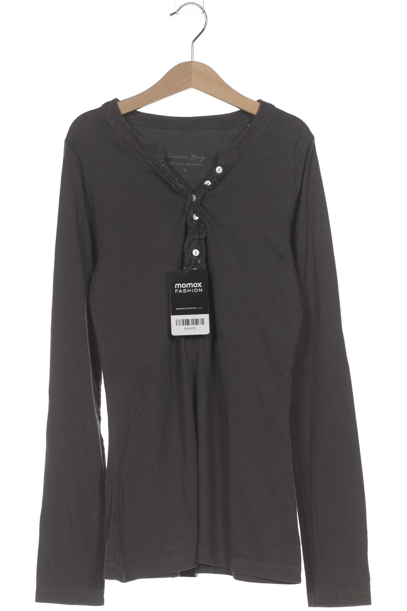 

Christian Berg Damen Langarmshirt, grau, Gr. 36