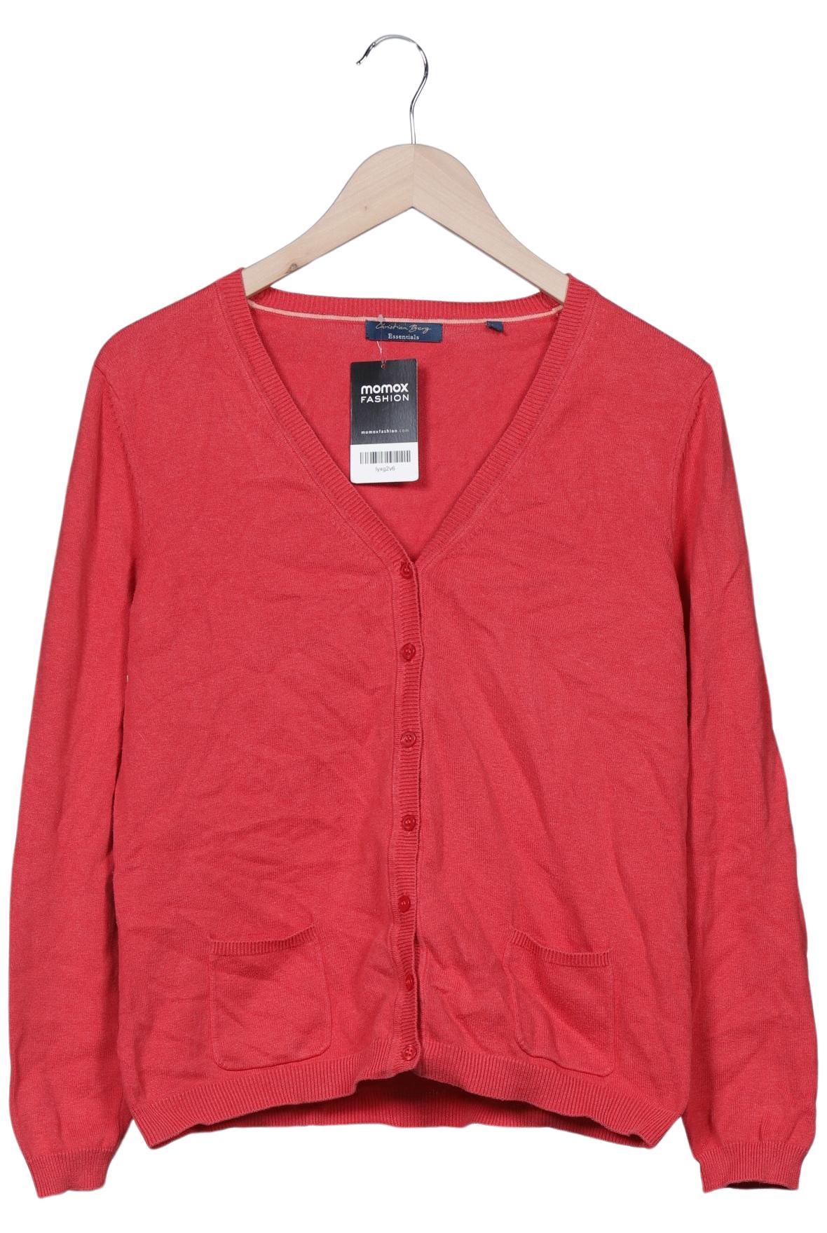 

Christian Berg Damen Strickjacke, rot, Gr. 44