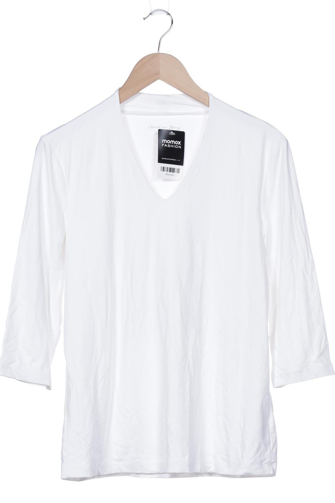 

Christian Berg Damen Langarmshirt, weiß, Gr. 44