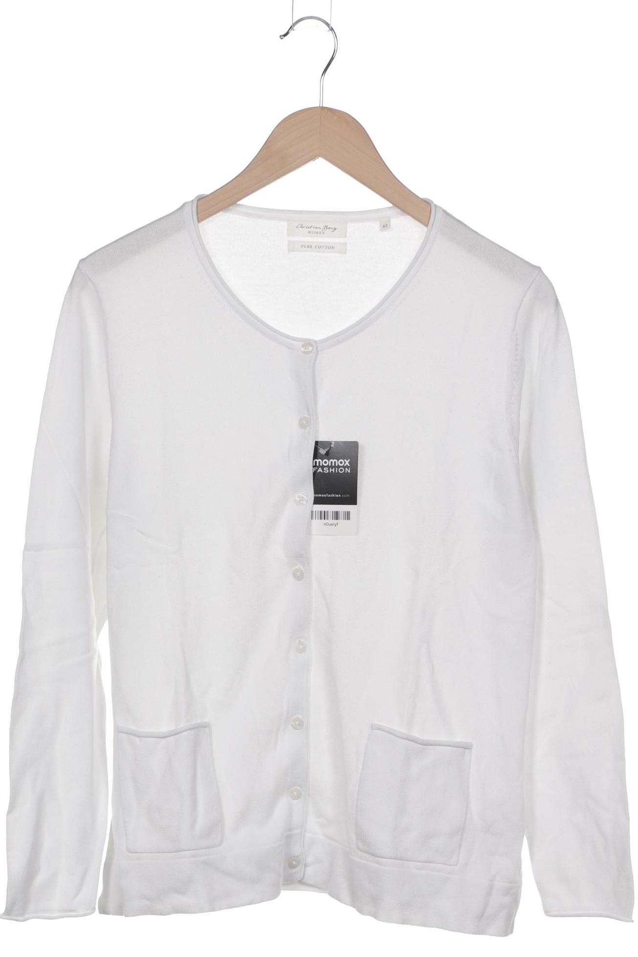 

Christian Berg Damen Strickjacke, weiß, Gr. 42