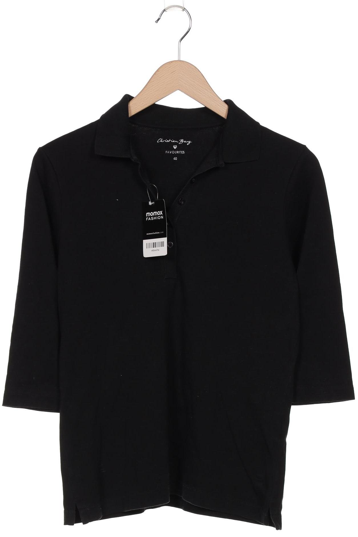 

Christian Berg Damen Langarmshirt, schwarz, Gr. 40
