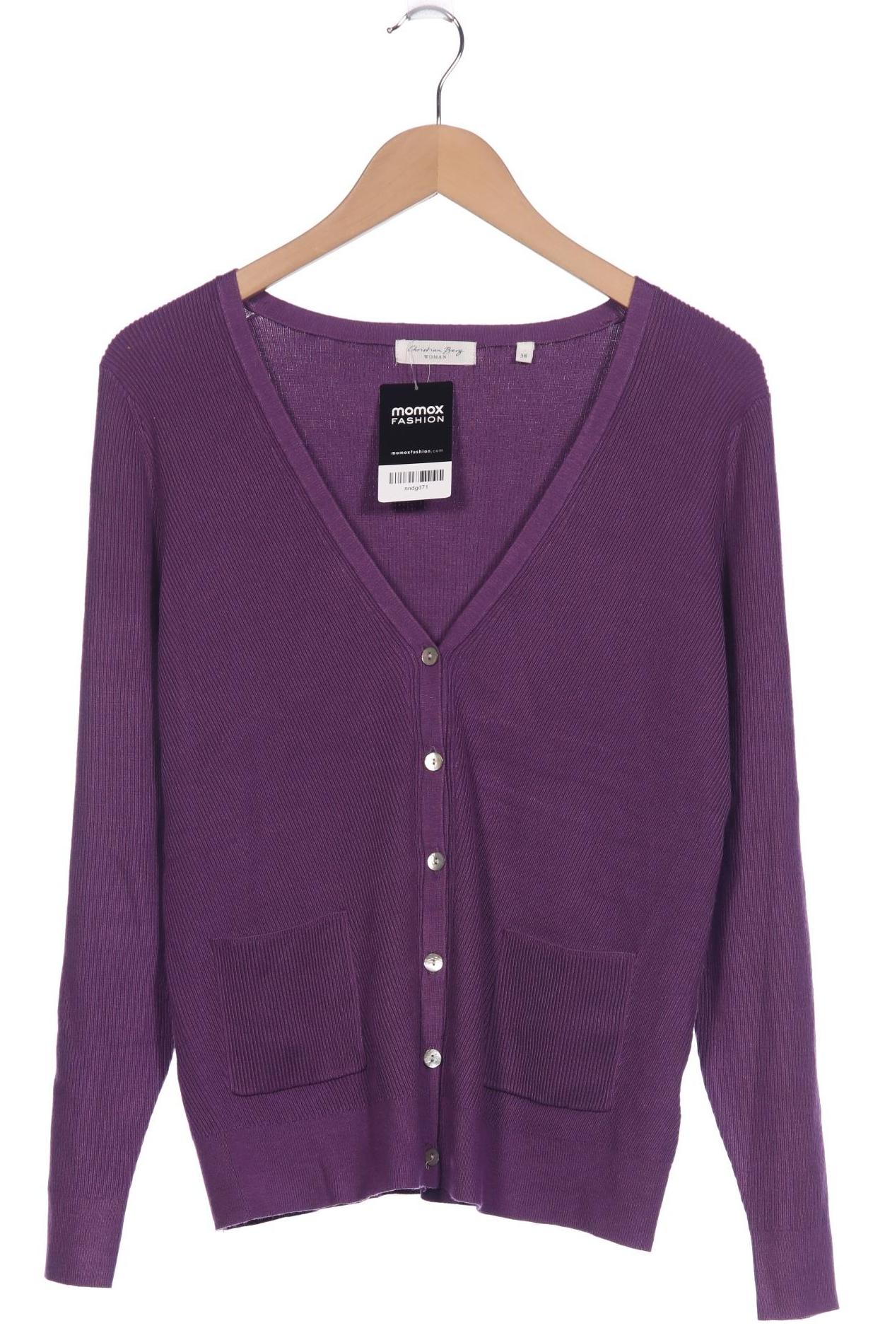 

Christian Berg Damen Strickjacke, flieder, Gr. 38