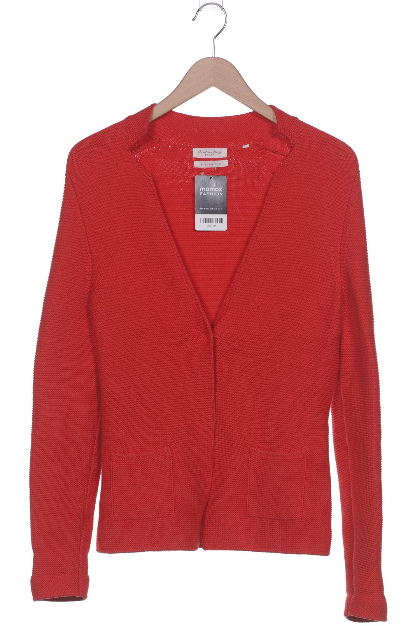 

Christian Berg Damen Strickjacke, rot, Gr. 38