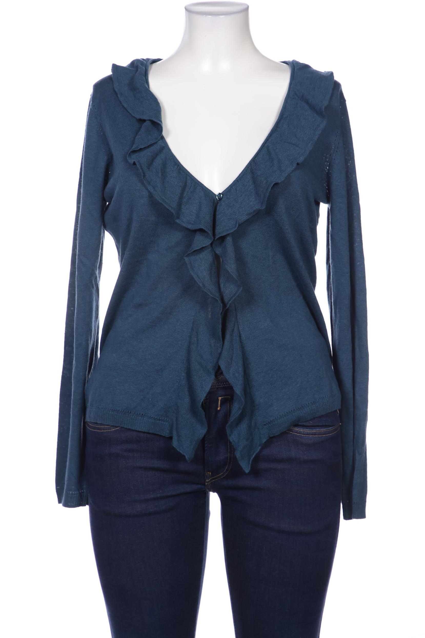 

Christian Berg Damen Strickjacke, blau, Gr. 42