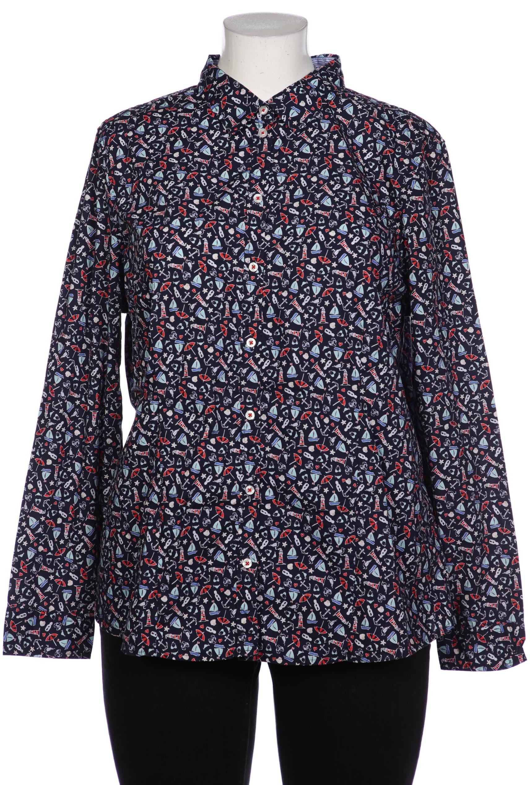 

Christian Berg Damen Bluse, marineblau, Gr. 46