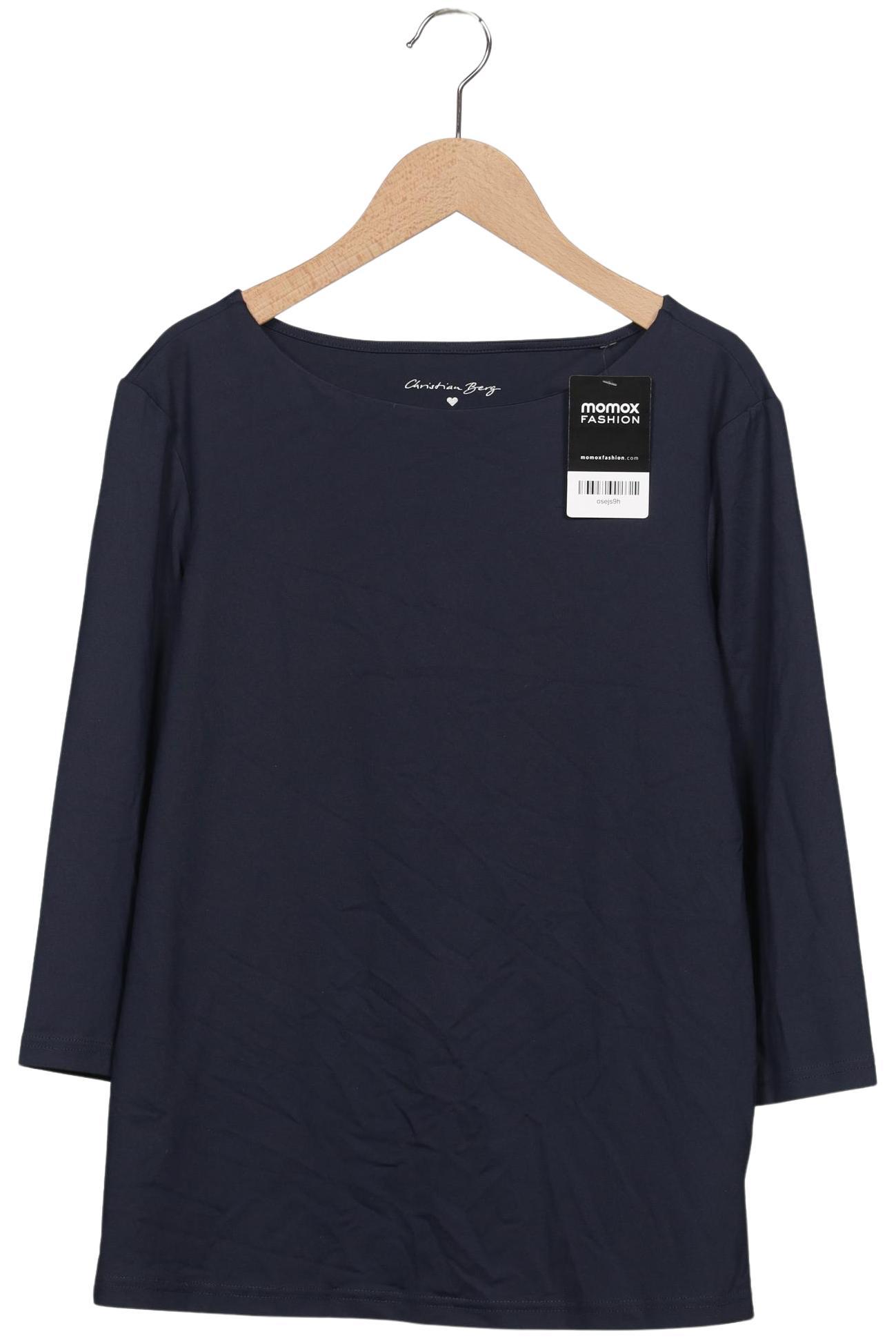 

Christian Berg Damen Langarmshirt, marineblau, Gr. 40
