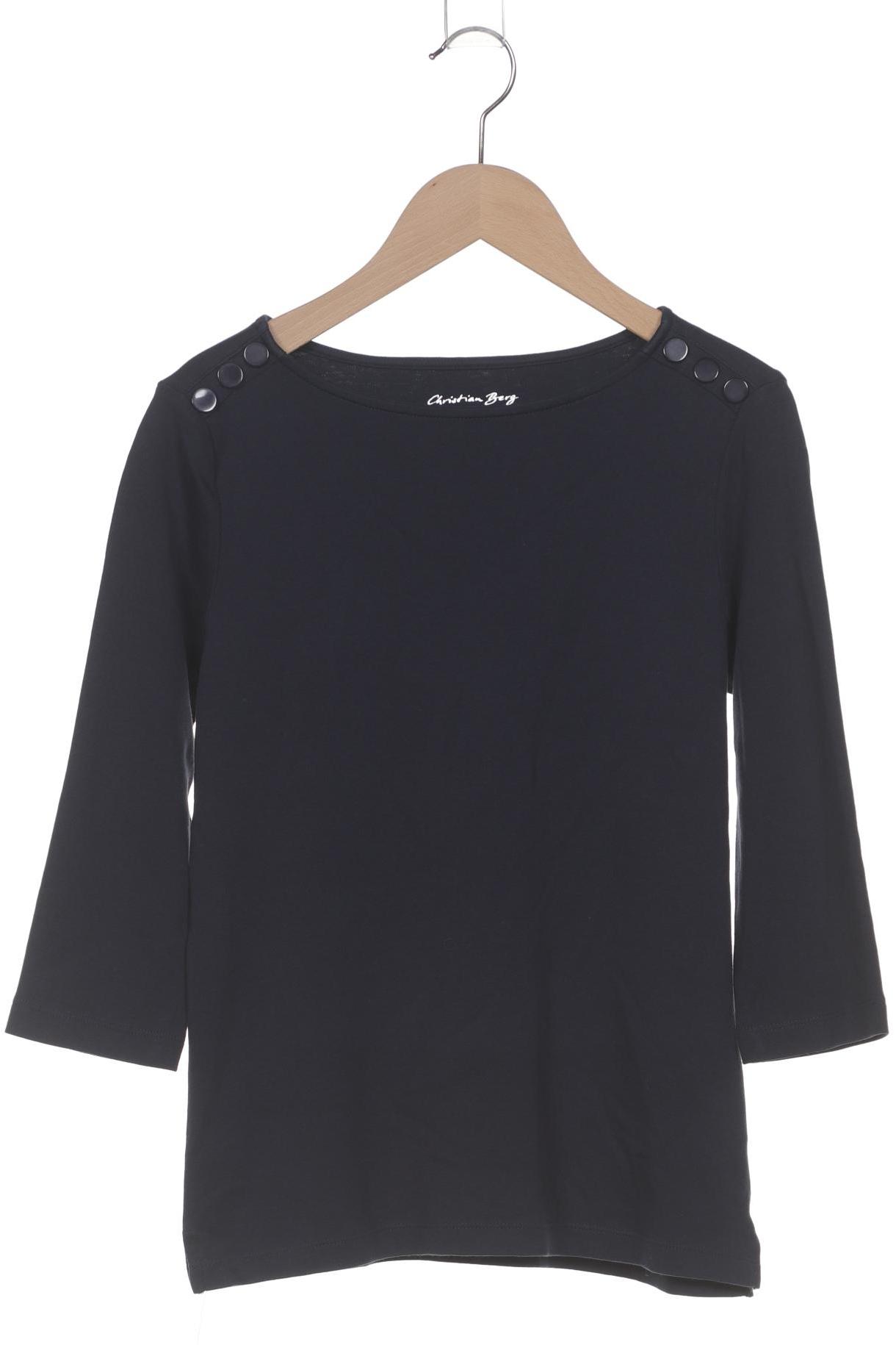 

Christian Berg Damen Langarmshirt, marineblau, Gr. 36