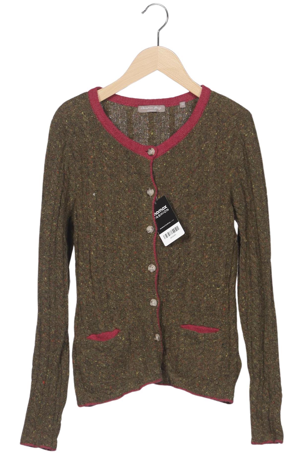 

Christian Berg Damen Strickjacke, grün, Gr. 36