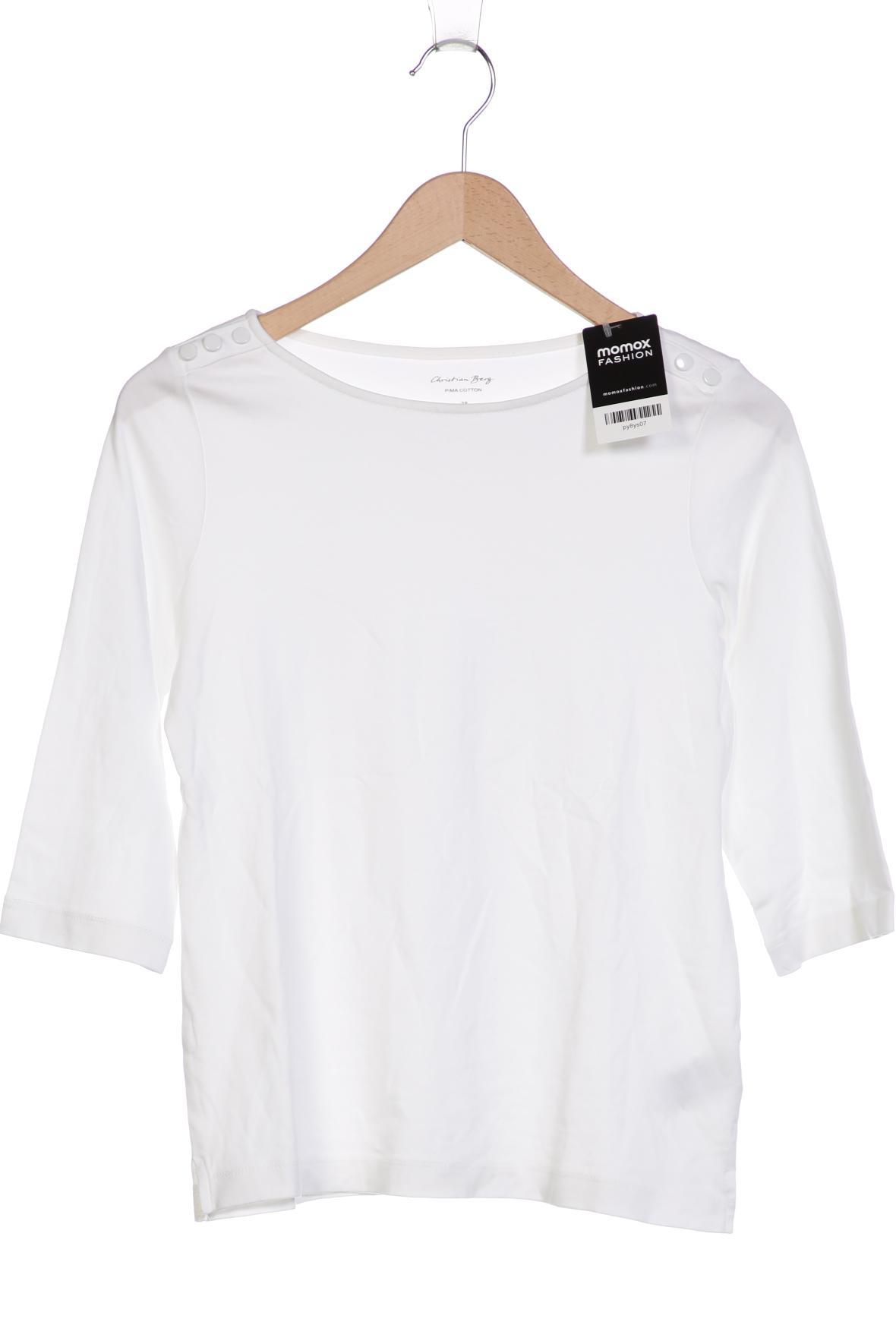 

Christian Berg Damen Langarmshirt, weiß, Gr. 38