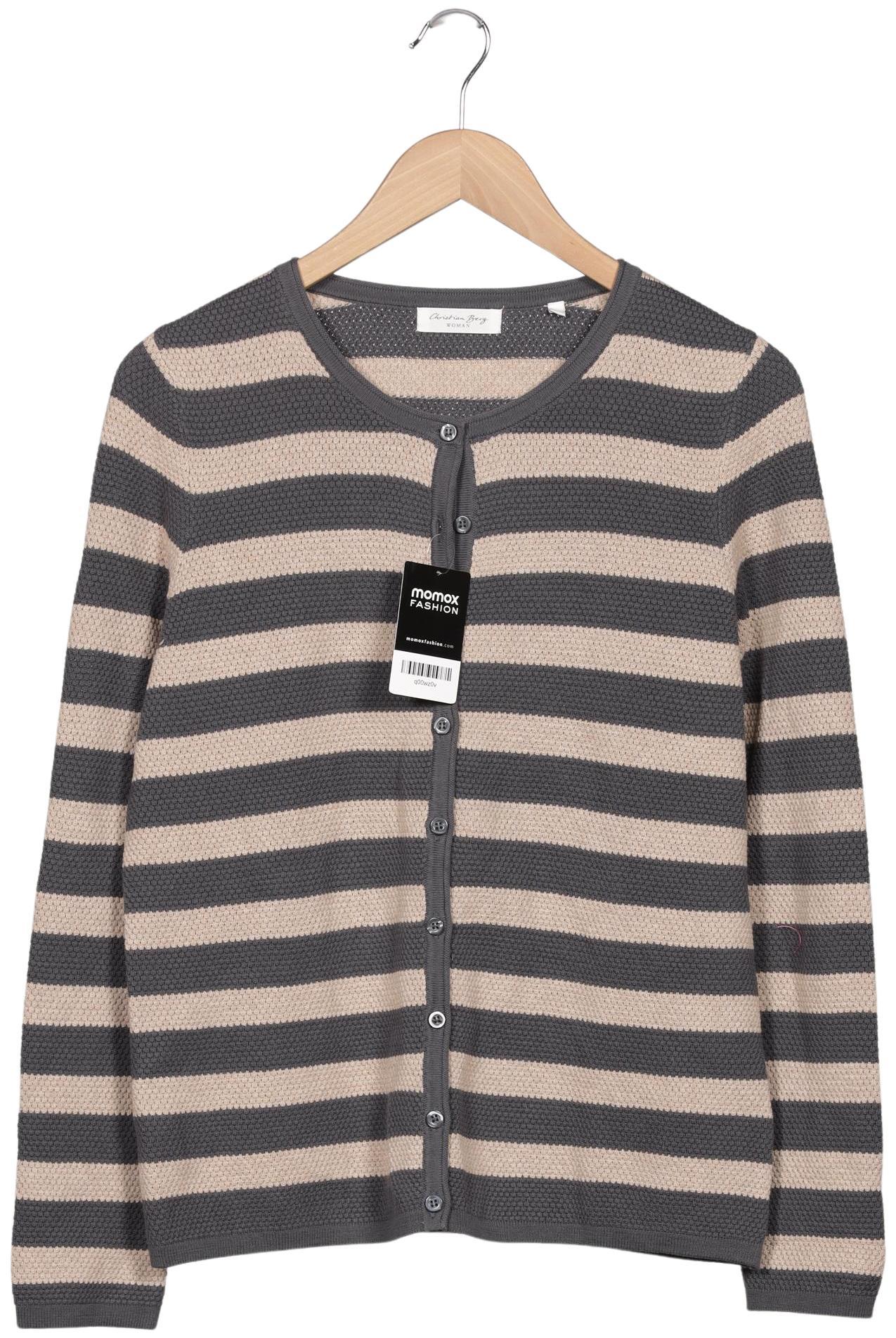 

Christian Berg Damen Strickjacke, grau, Gr. 42