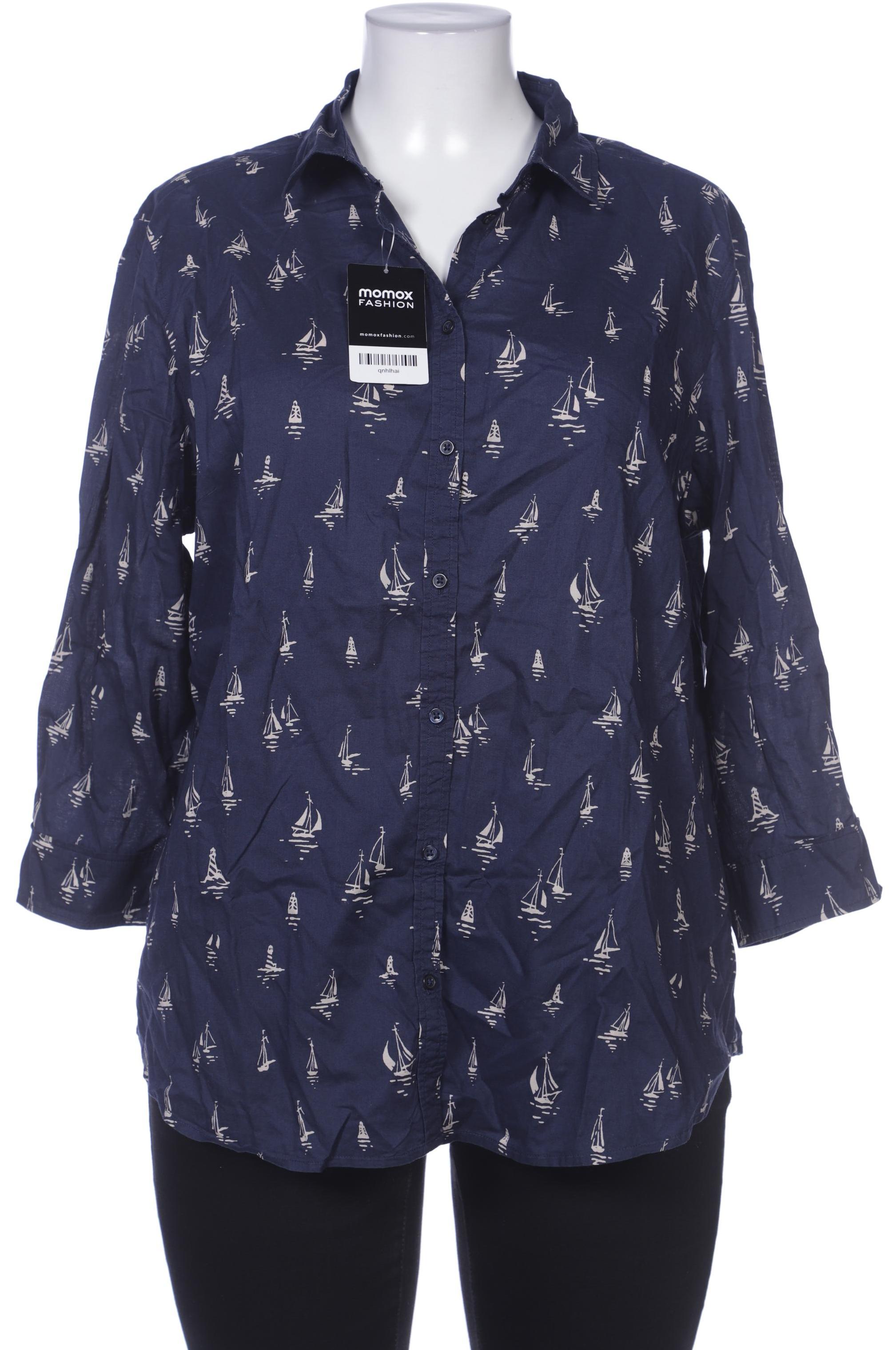 

Christian Berg Damen Bluse, marineblau, Gr. 48