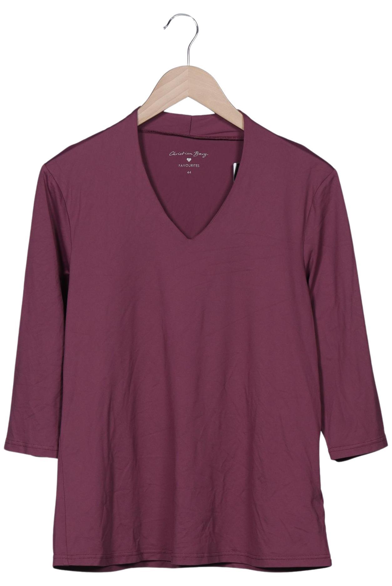 

Christian Berg Damen Langarmshirt, bordeaux, Gr. 44