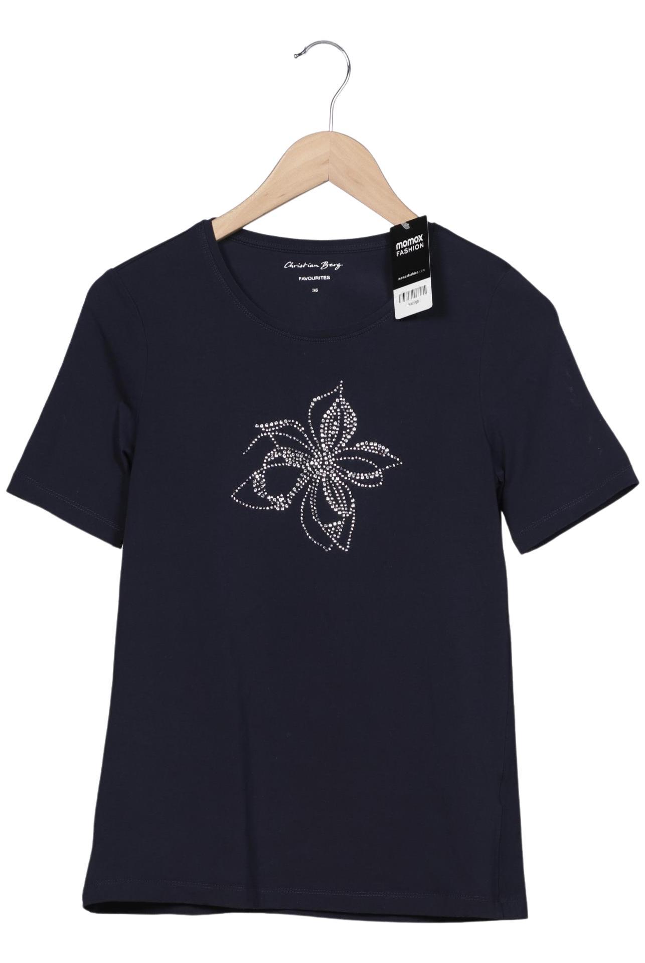 

Christian Berg Damen T-Shirt, marineblau, Gr. 38