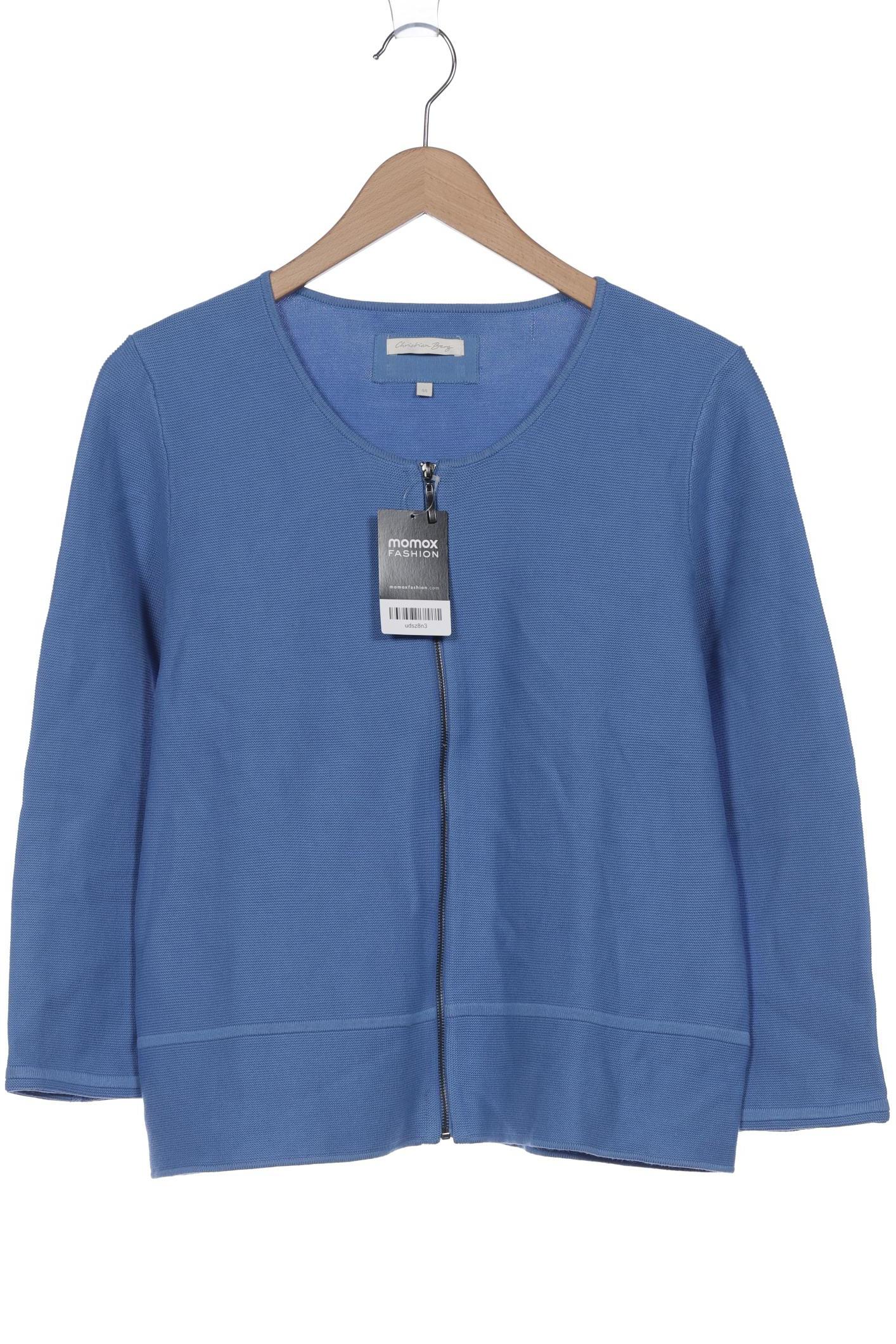 

Christian Berg Damen Strickjacke, blau, Gr. 44