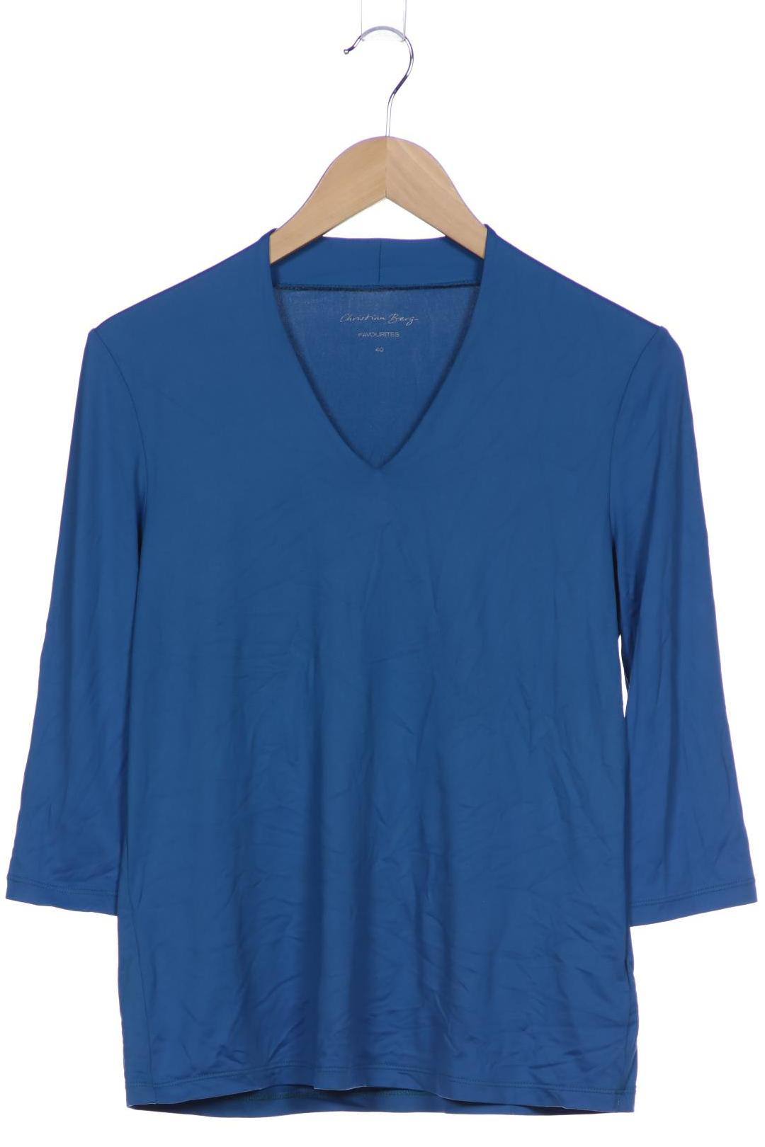 

Christian Berg Damen Langarmshirt, blau, Gr. 40