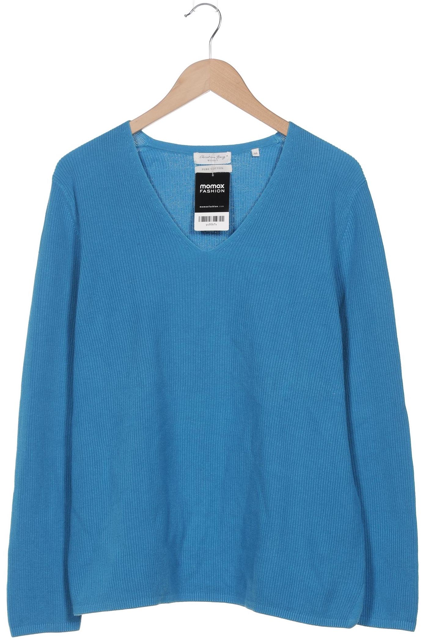

Christian Berg Damen Pullover, blau, Gr. 44