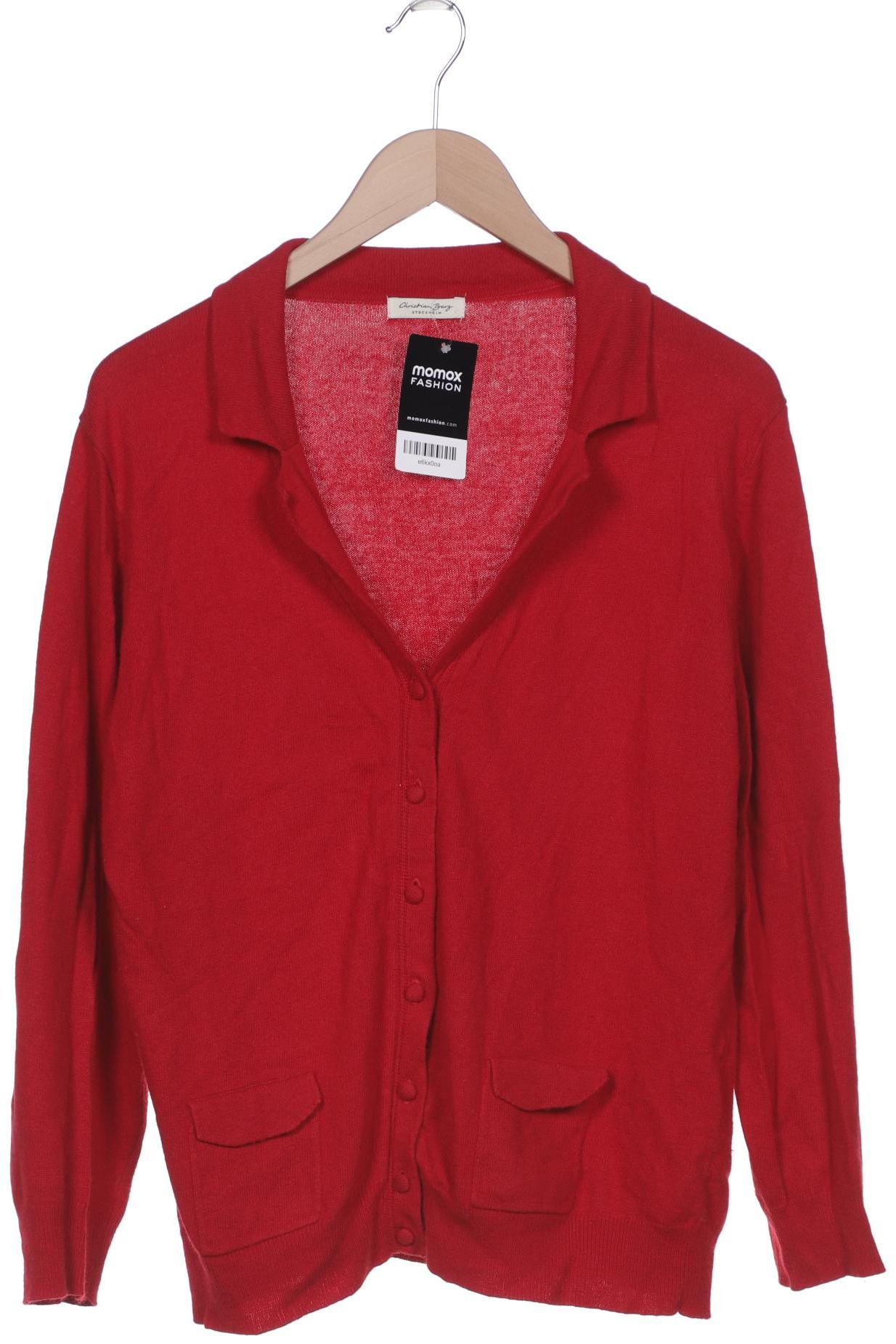 

Christian Berg Damen Strickjacke, rot, Gr. 46
