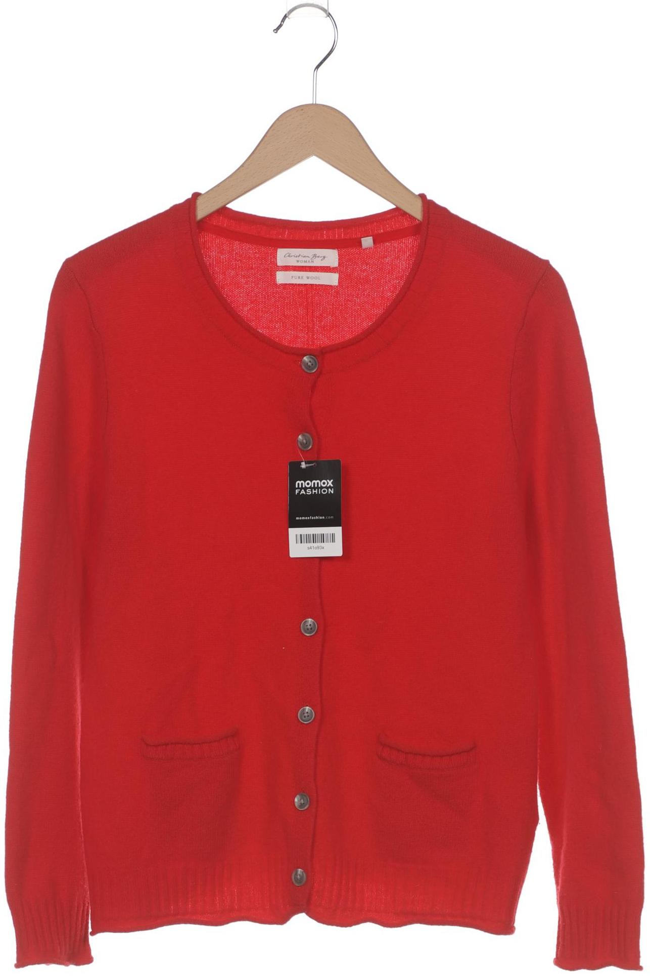 

Christian Berg Damen Strickjacke, rot, Gr. 44