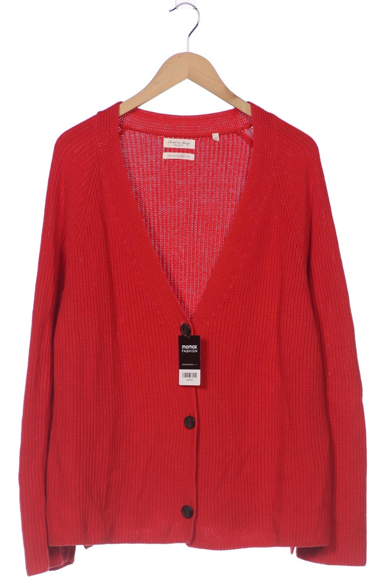 

Christian Berg Damen Strickjacke, rot, Gr. 48
