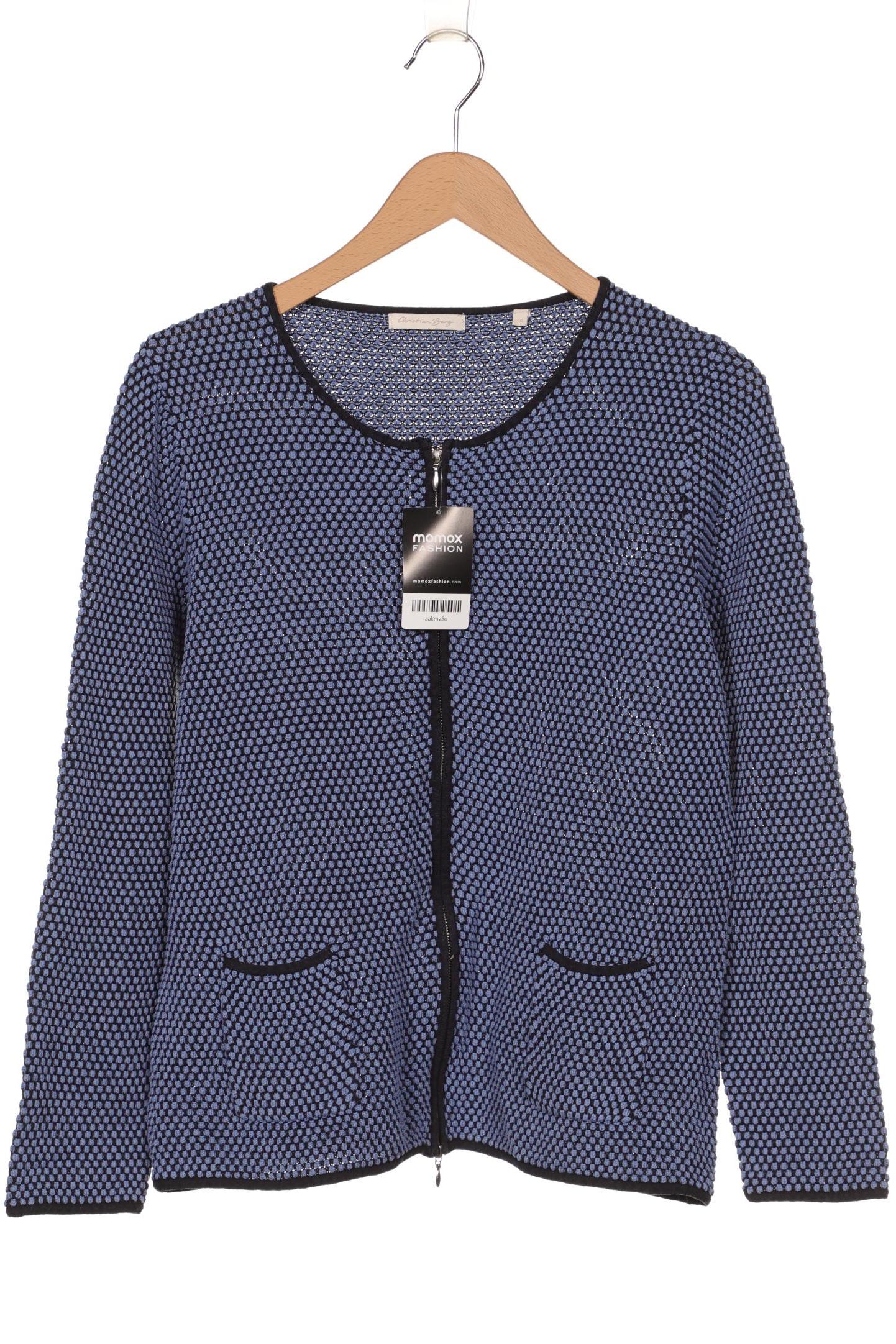 

Christian Berg Damen Strickjacke, blau, Gr. 46