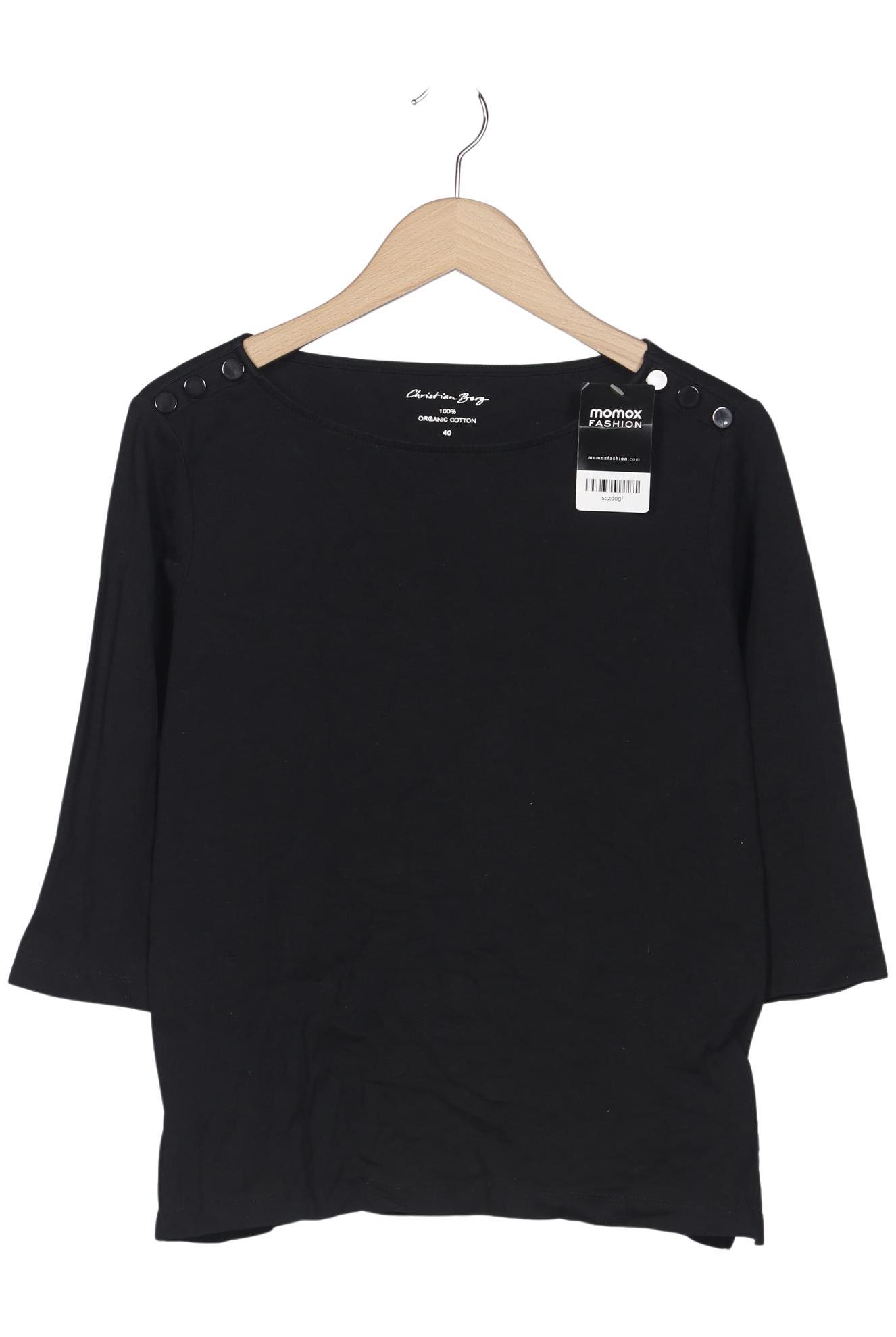 

Christian Berg Damen Langarmshirt, schwarz, Gr. 40