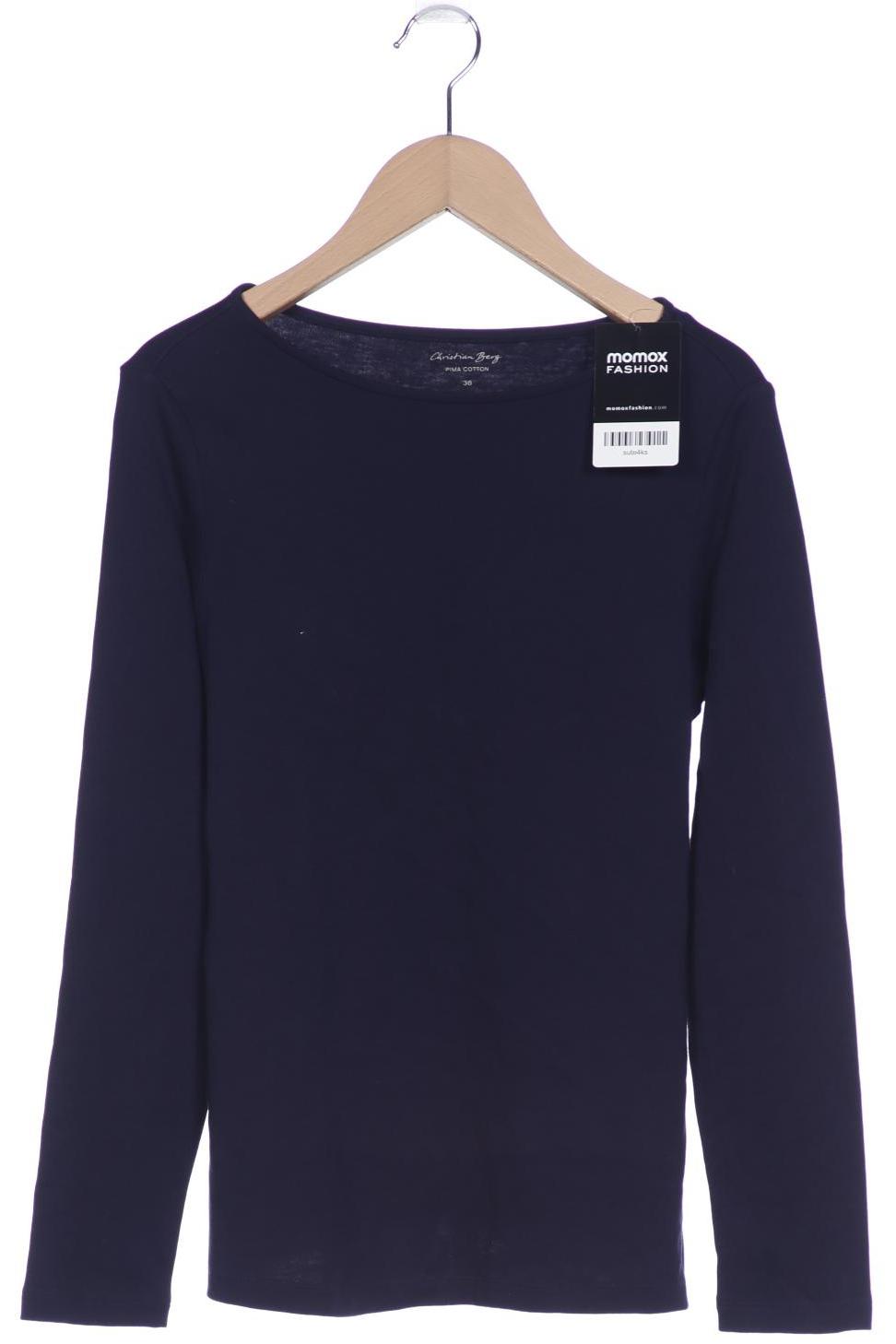 

Christian Berg Damen Langarmshirt, marineblau, Gr. 36