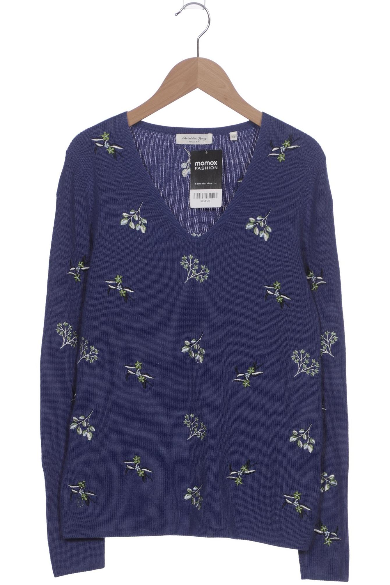 

Christian Berg Damen Pullover, blau, Gr. 36