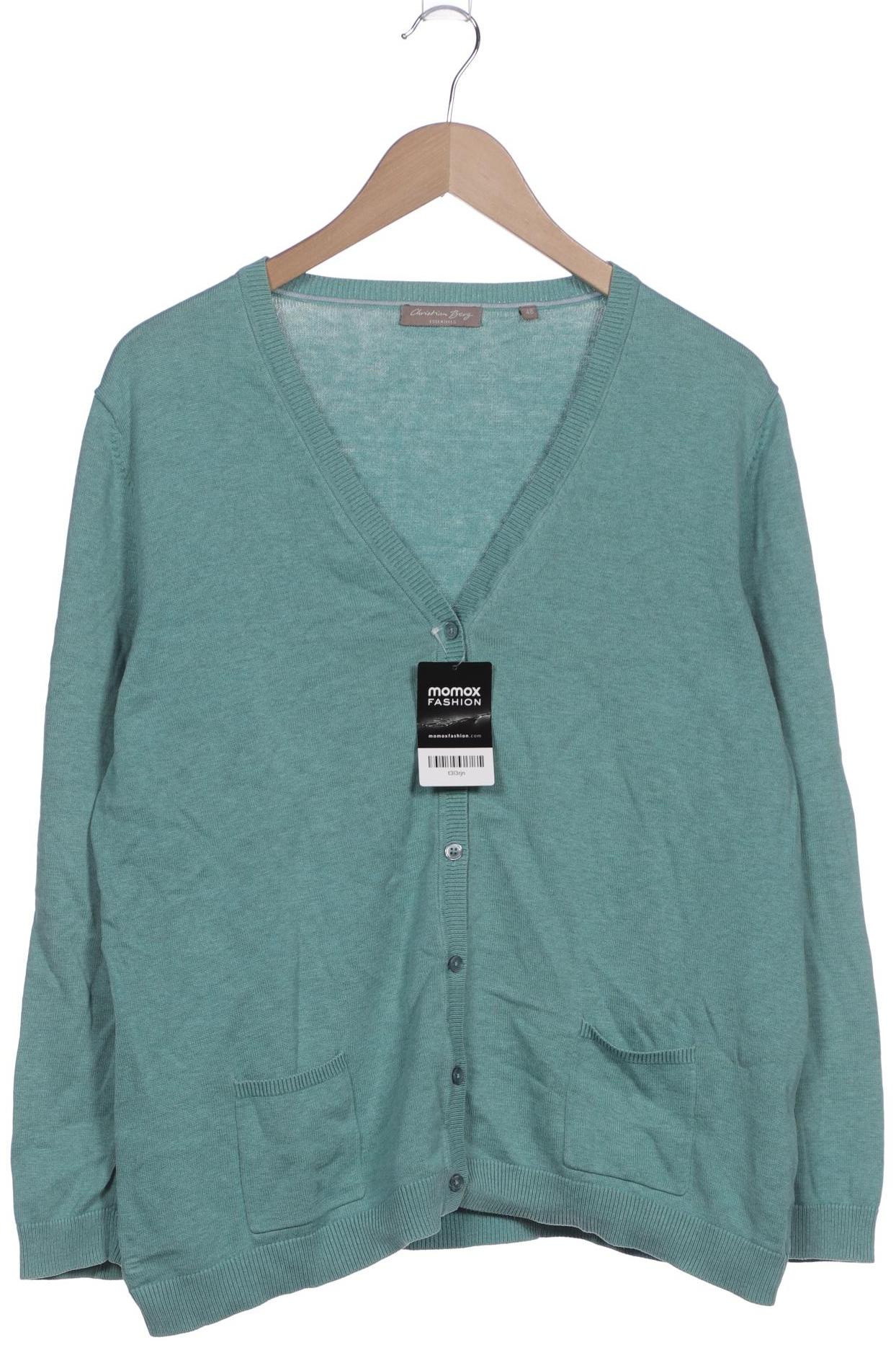 

Christian Berg Damen Strickjacke, türkis, Gr. 48