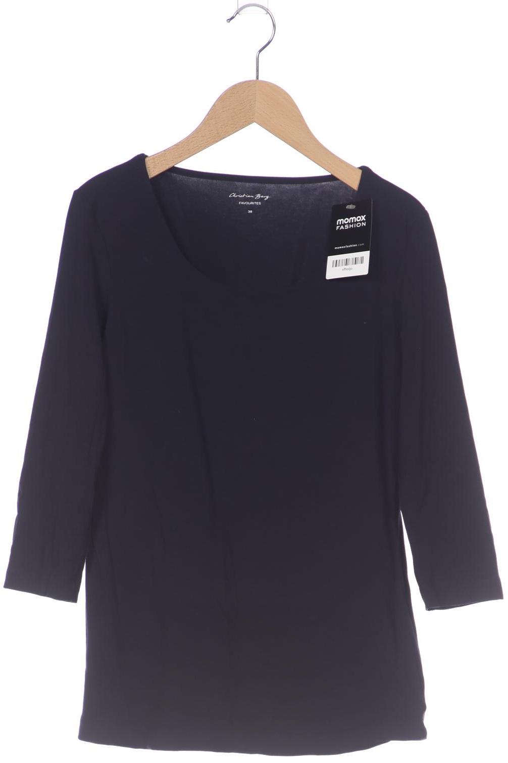 

Christian Berg Damen Langarmshirt, marineblau, Gr. 38