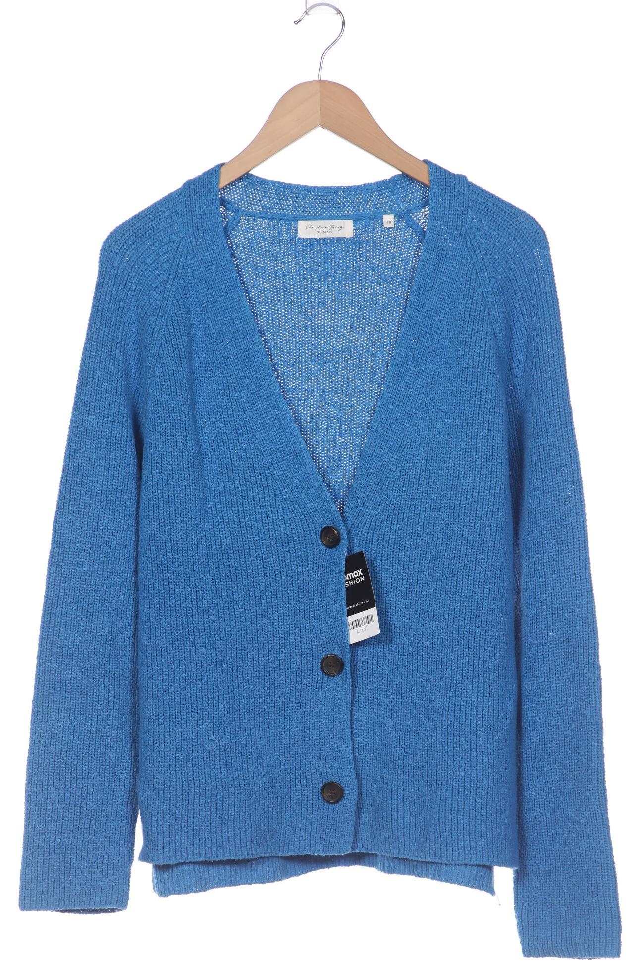 

Christian Berg Damen Strickjacke, blau, Gr. 40
