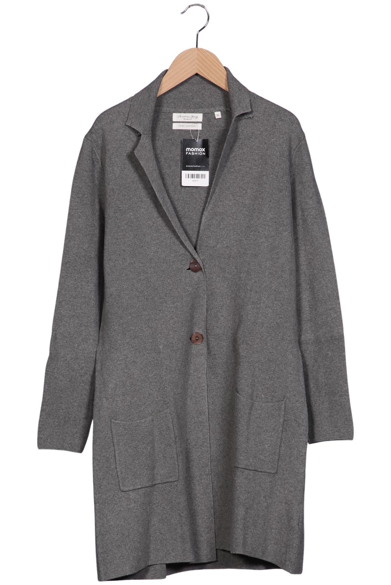 

Christian Berg Damen Strickjacke, grau, Gr. 36