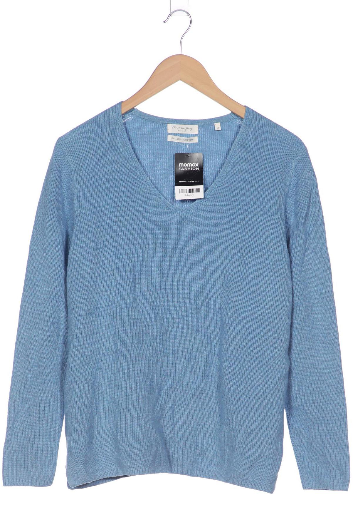 

Christian Berg Damen Pullover, blau, Gr. 42