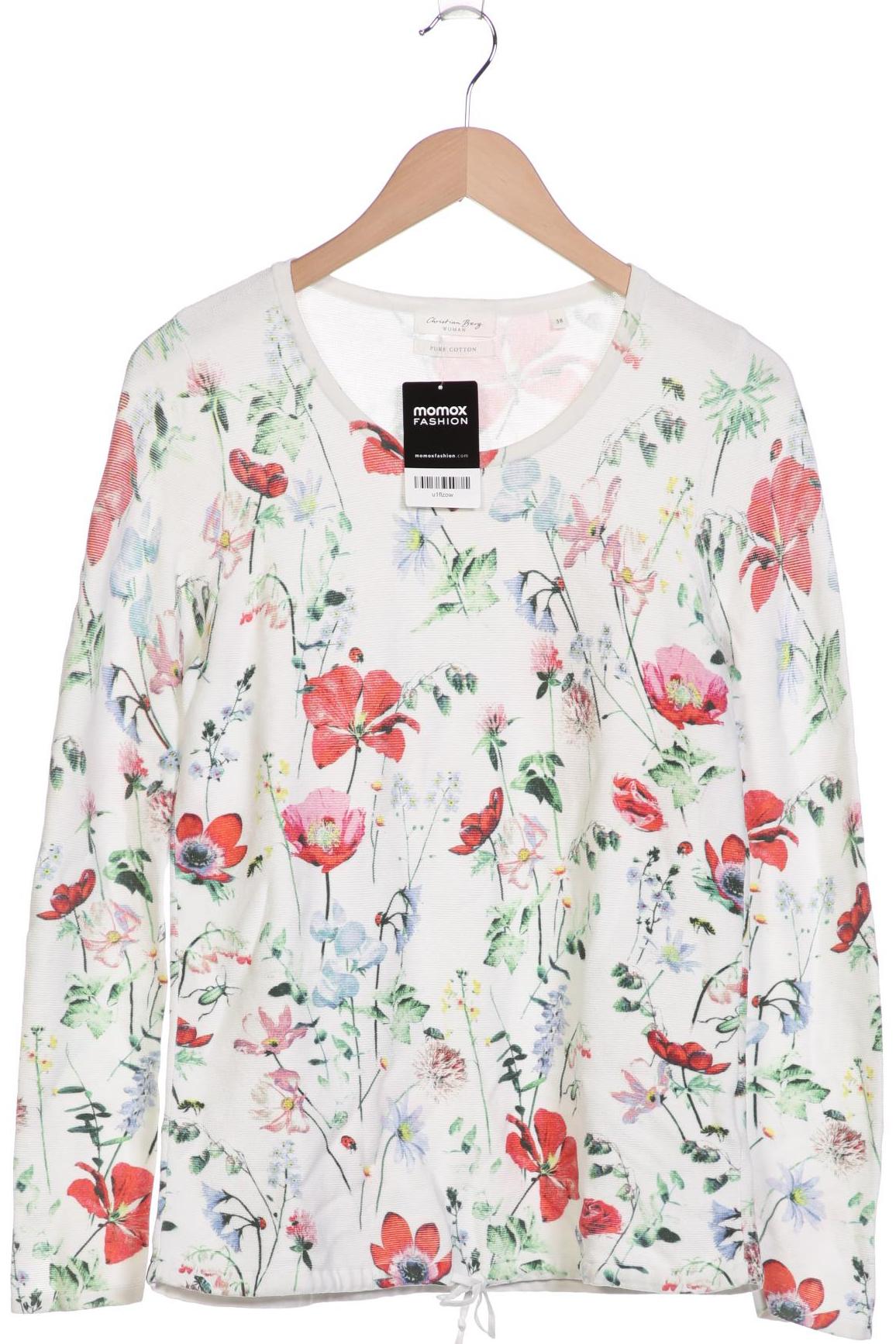 

Christian Berg Damen Langarmshirt, weiß, Gr. 38