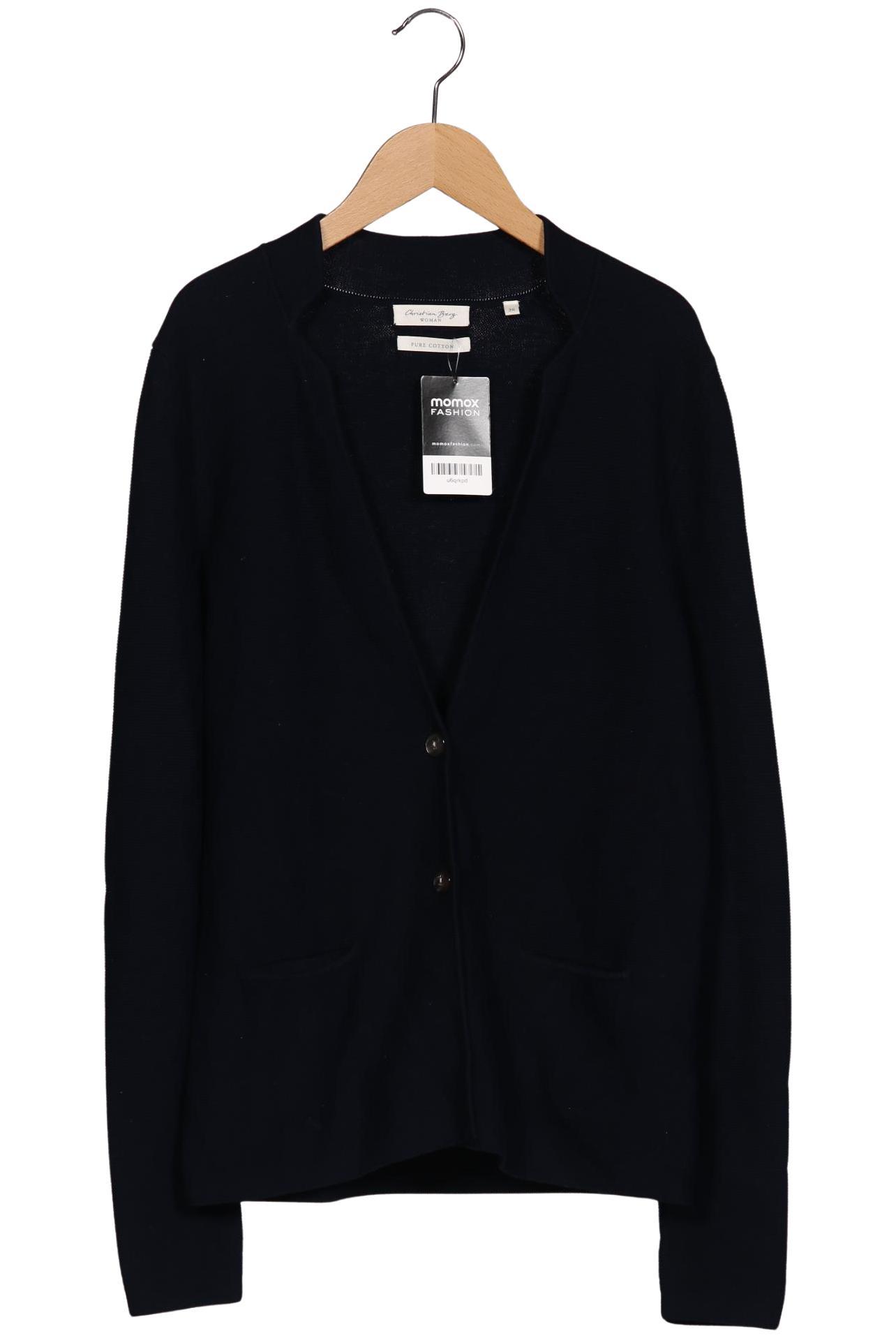 

Christian Berg Damen Strickjacke, marineblau, Gr. 36